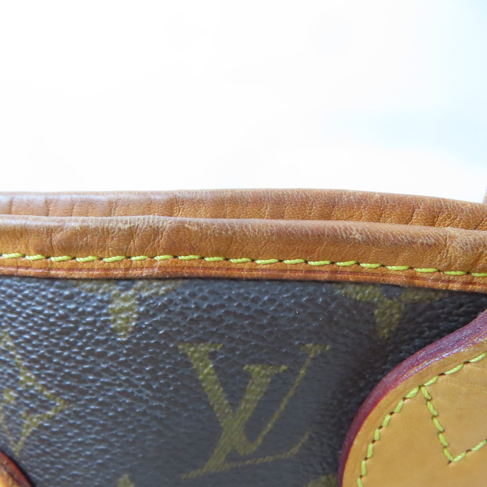 LOUIS VUITTON Monogram Neverfull MM金扣肩背袋/手挽袋啡色