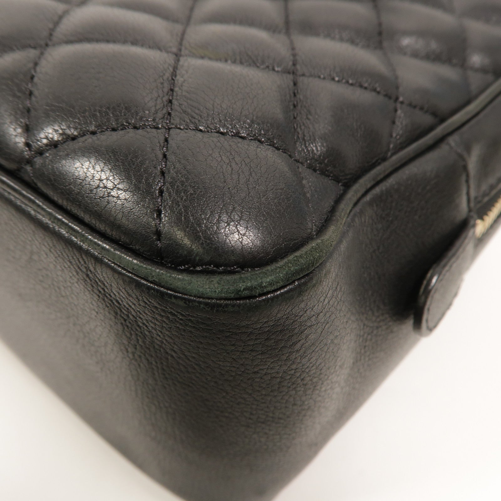 CHANEL 牛皮皮革Shoulder Bag鏈帶手挽肩背兩用袋