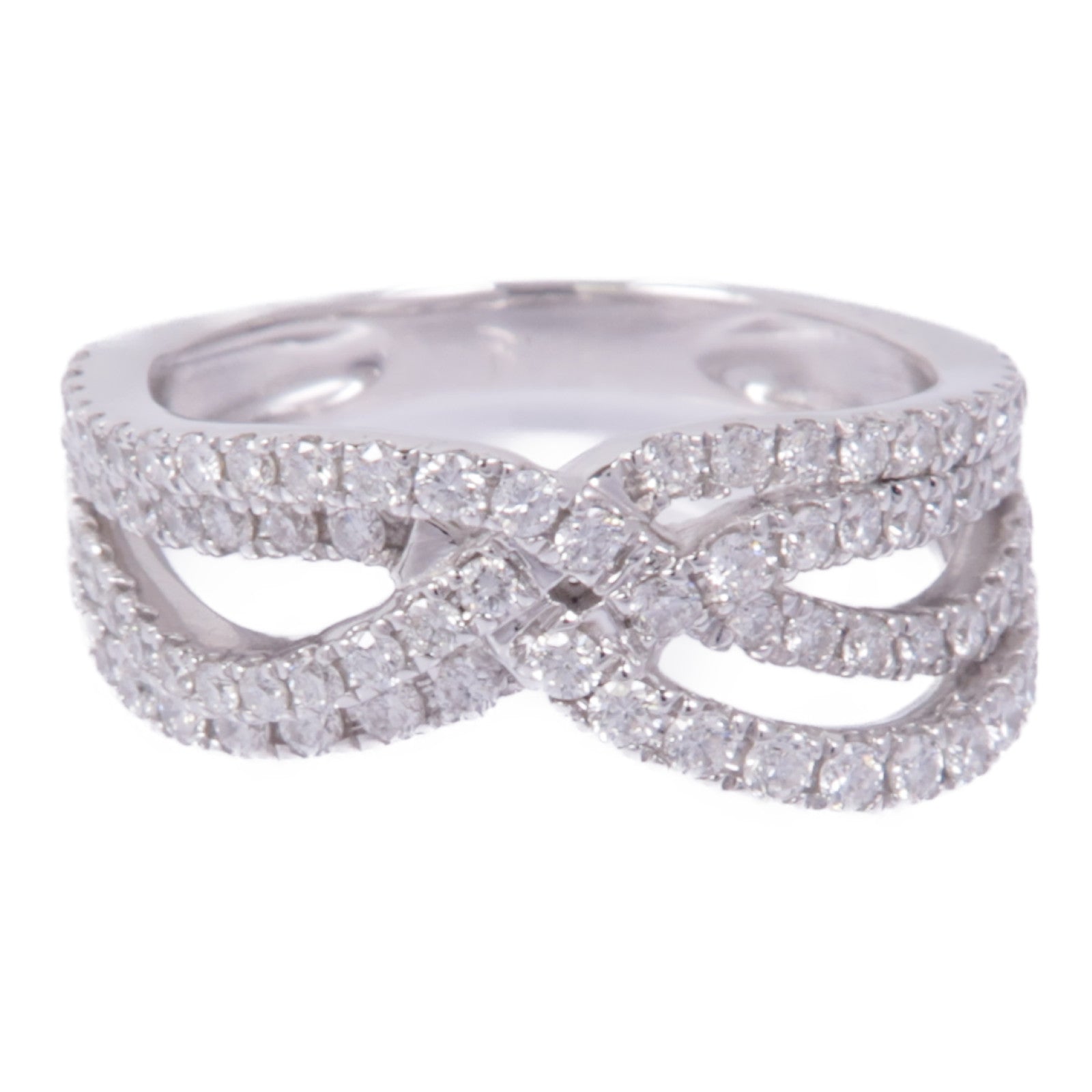 JEWELRY 【激減優惠】18K白金Diamond Ring鑽石戒指US#5.75