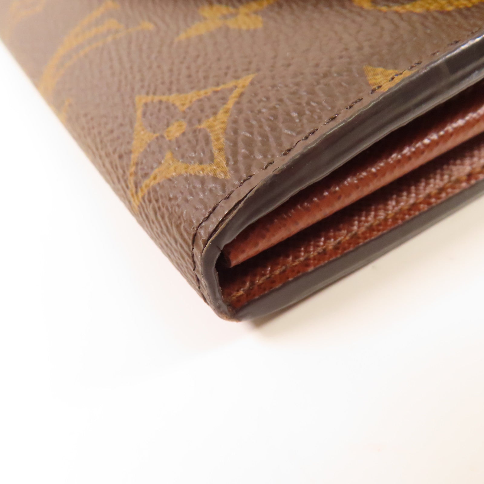 LOUIS VUITTON Monogram Long Wallet金扣長錢包