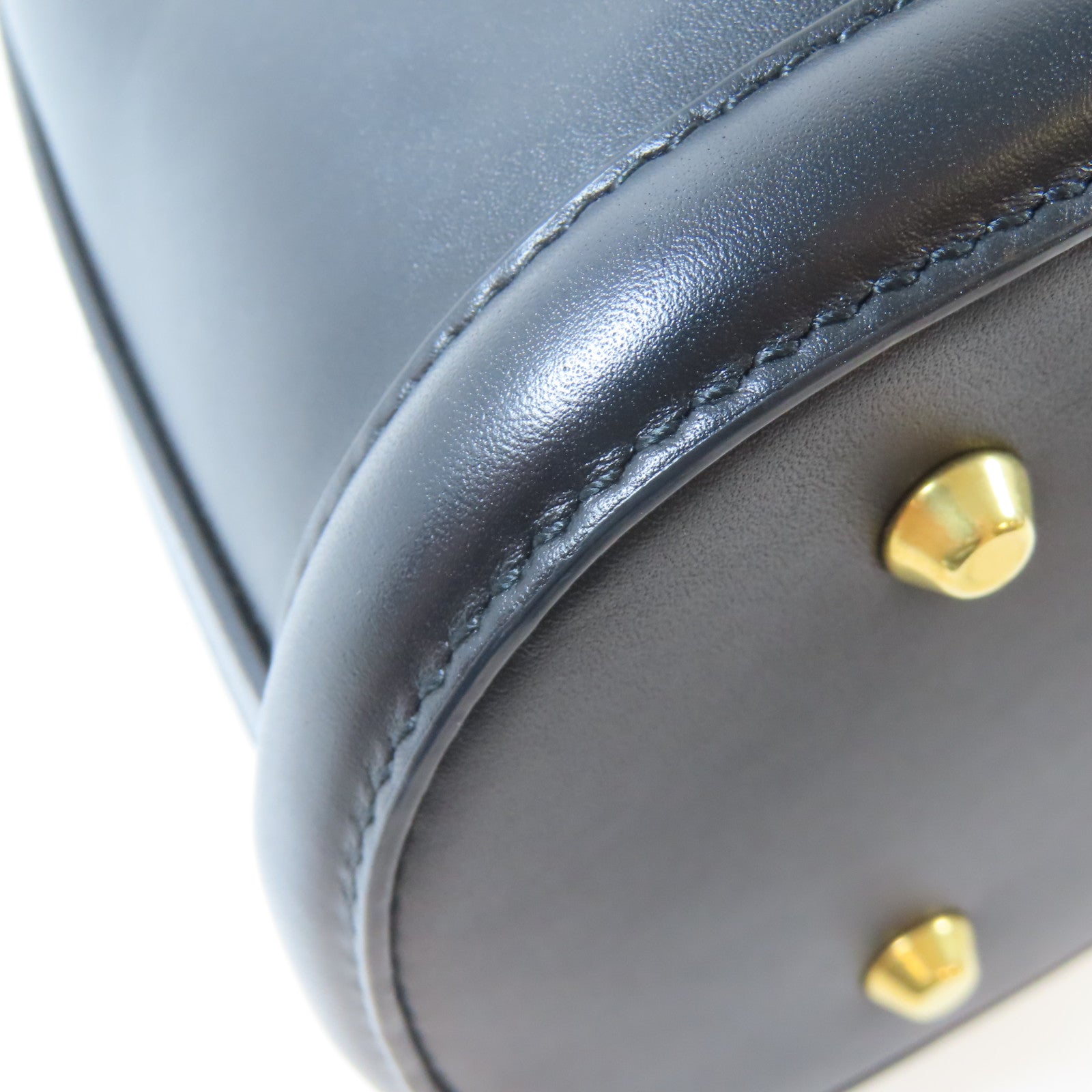 Dior 牛皮皮革C'est Dior金扣手挽肩背兩用袋黑色