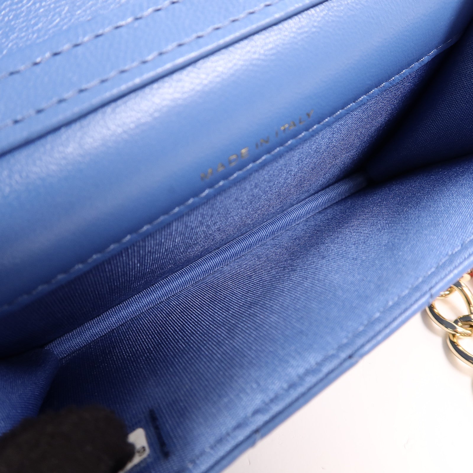 CHANEL 羊皮皮革Mini Chain Bag鏈帶肩背袋