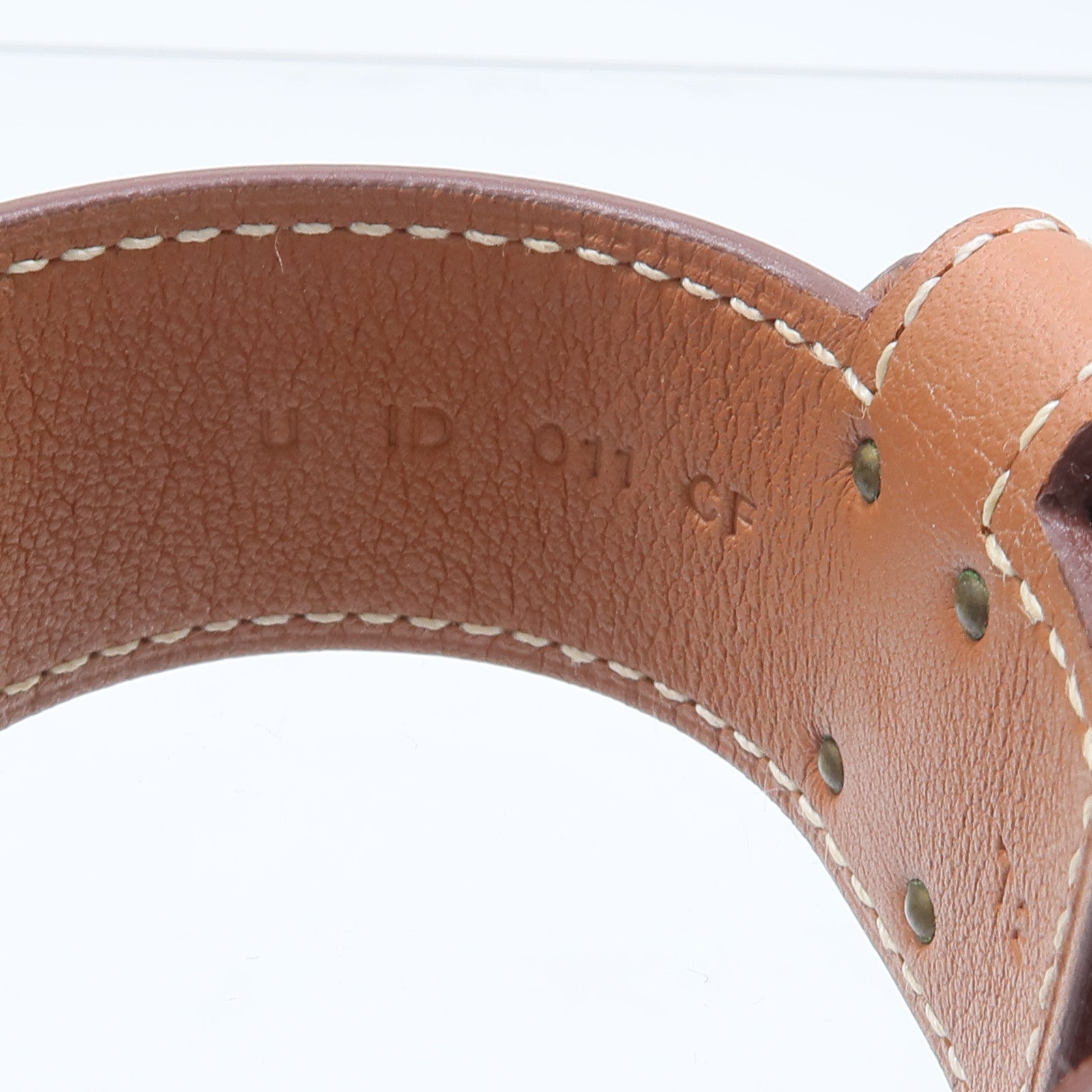 HERMES Swift皮革Kelly Twist Bracelet手鏈Gold