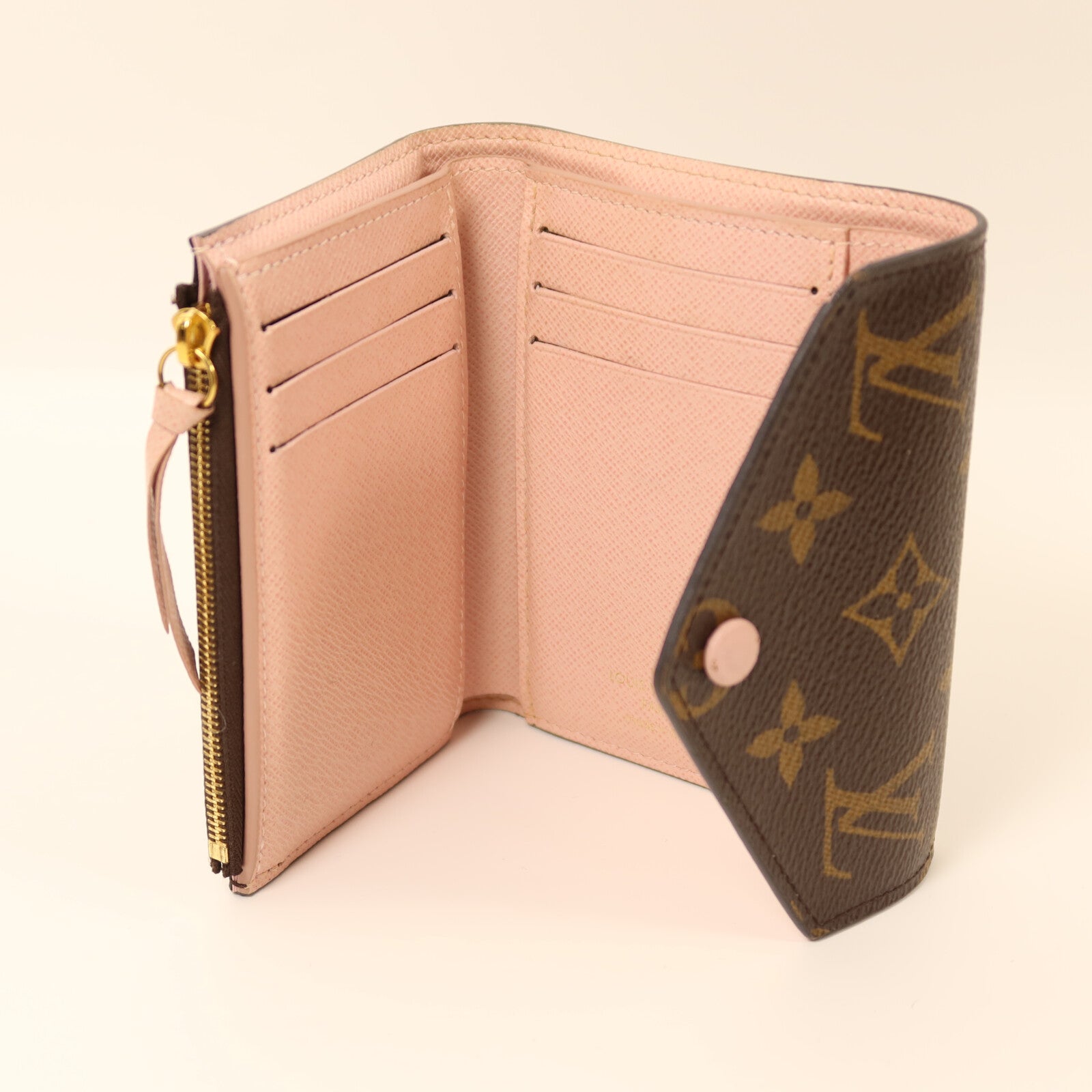 LOUIS VUITTON Monogram Victorine Wallet金扣錢包