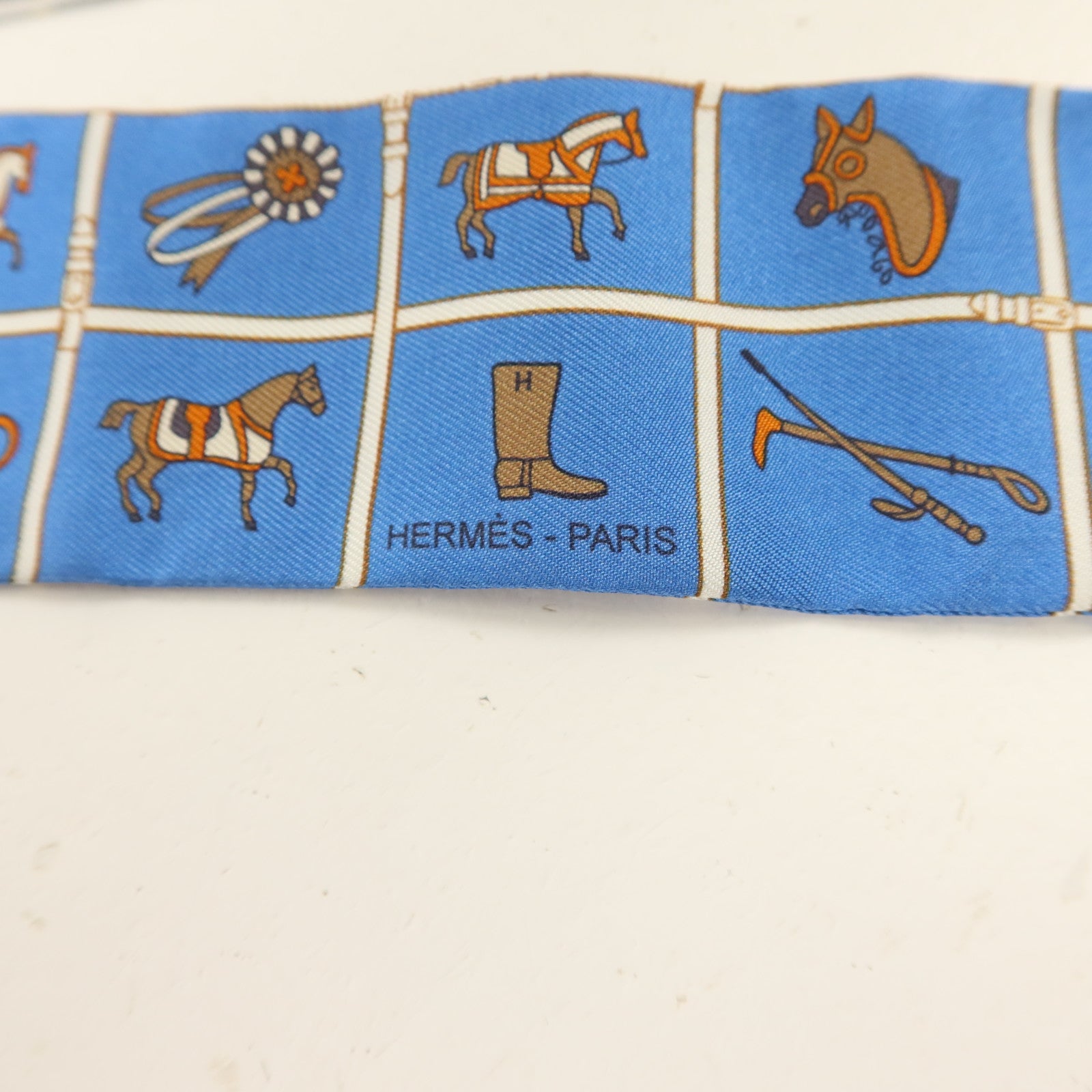 HERMES 絲質Twilly絲巾