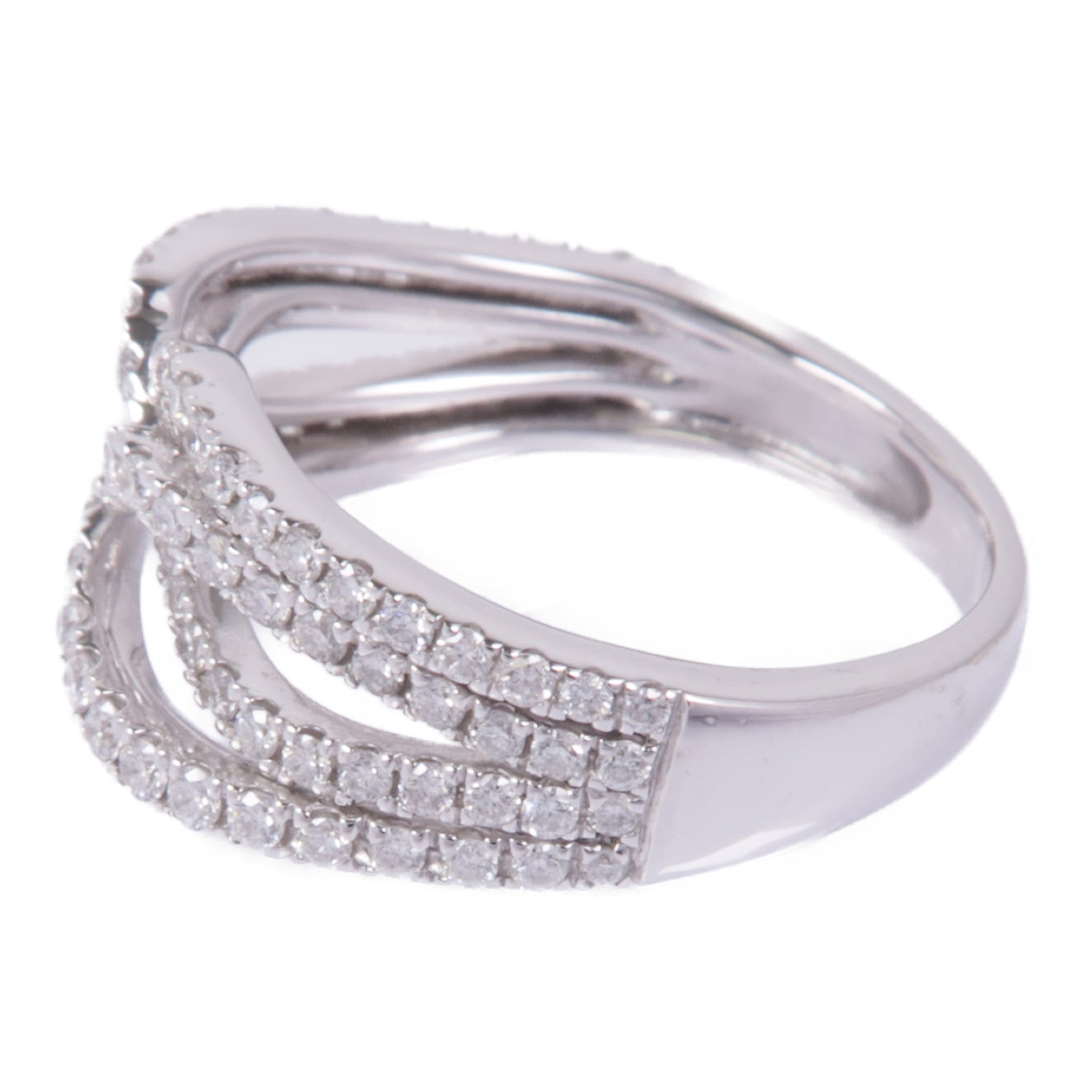 JEWELRY 【激減優惠】18K白金Diamond Ring鑽石戒指US#5.75