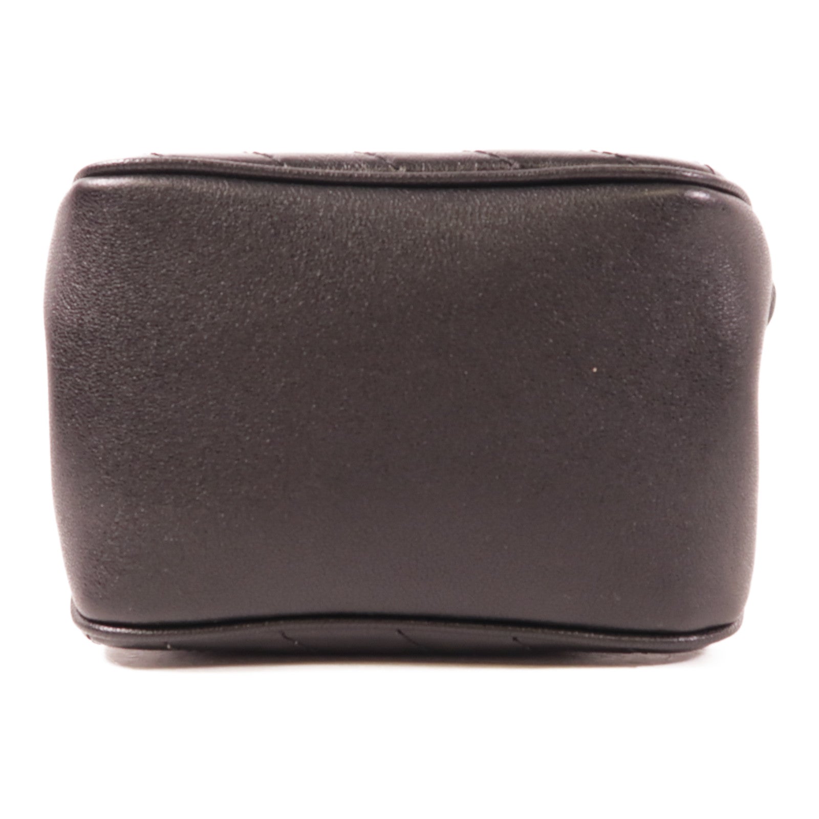 GUCCI GG SHW Blondie Mini Bucket 2 Way Chain Shoulder Bag Calfskin Leather