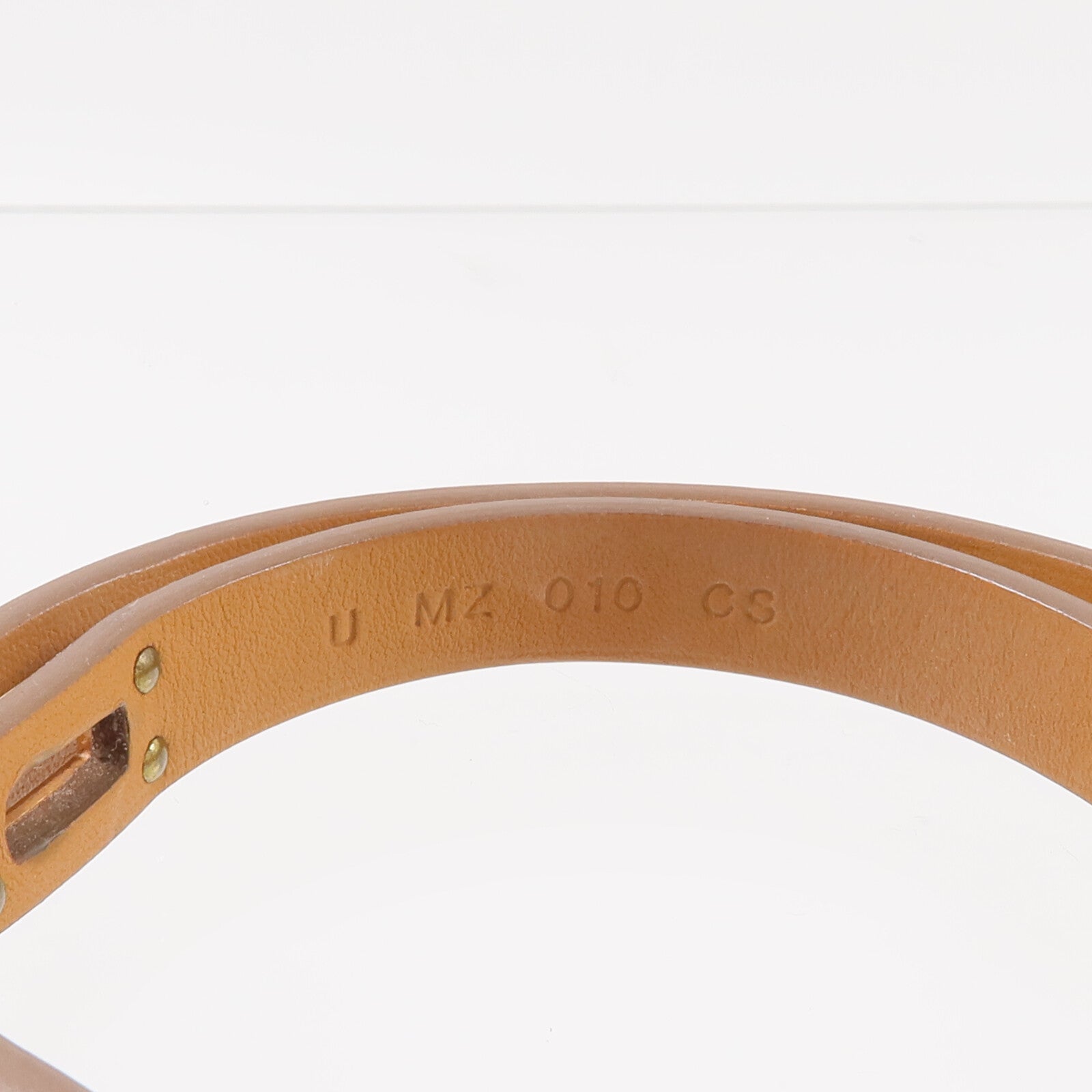 HERMES 【激減優惠】Swift皮革Mini Kelly Double Tour Bracelet手帶Nata