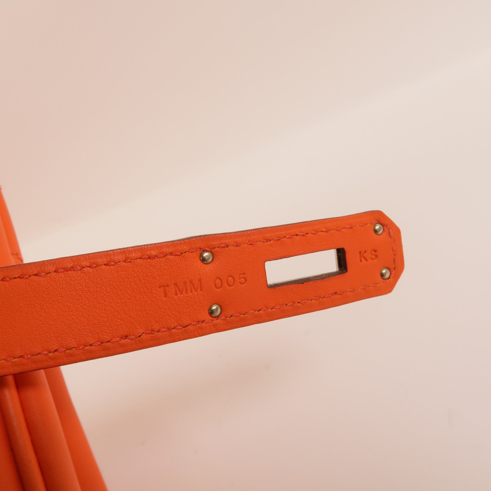 HERMES Swift皮革Berline Mini肩背袋Feu