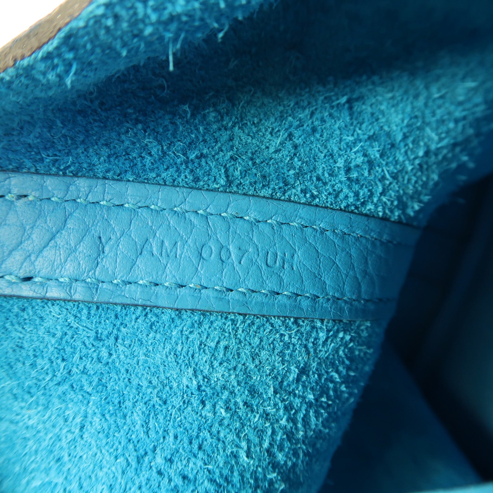 HERMES Clemence皮革Picotin PM銀扣手挽袋Bleu Zanzibar