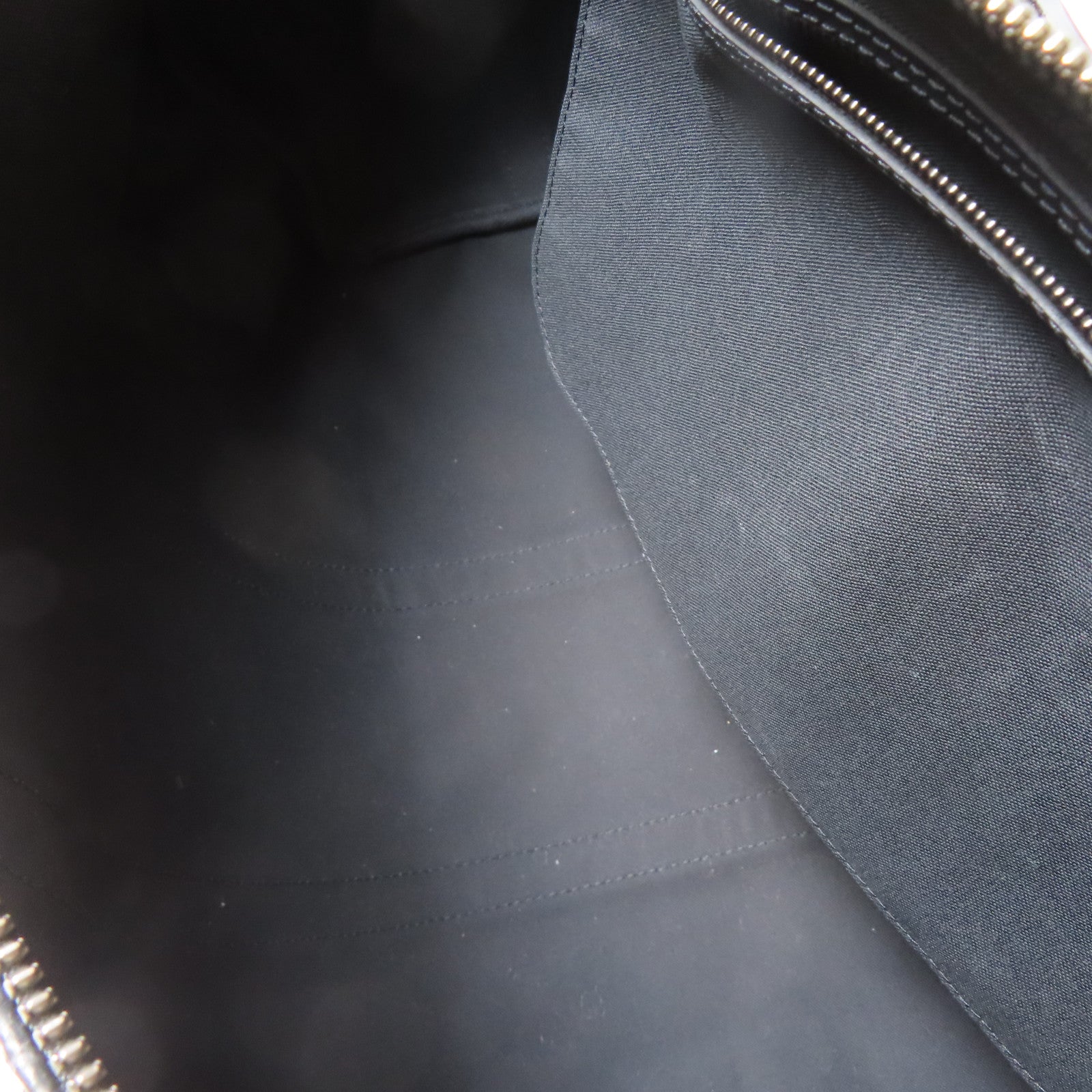 LOUIS VUITTON 【激減優惠】Monogram Eclipse Keepall Bandouliere 45銀扣手挽肩背兩用袋黑色