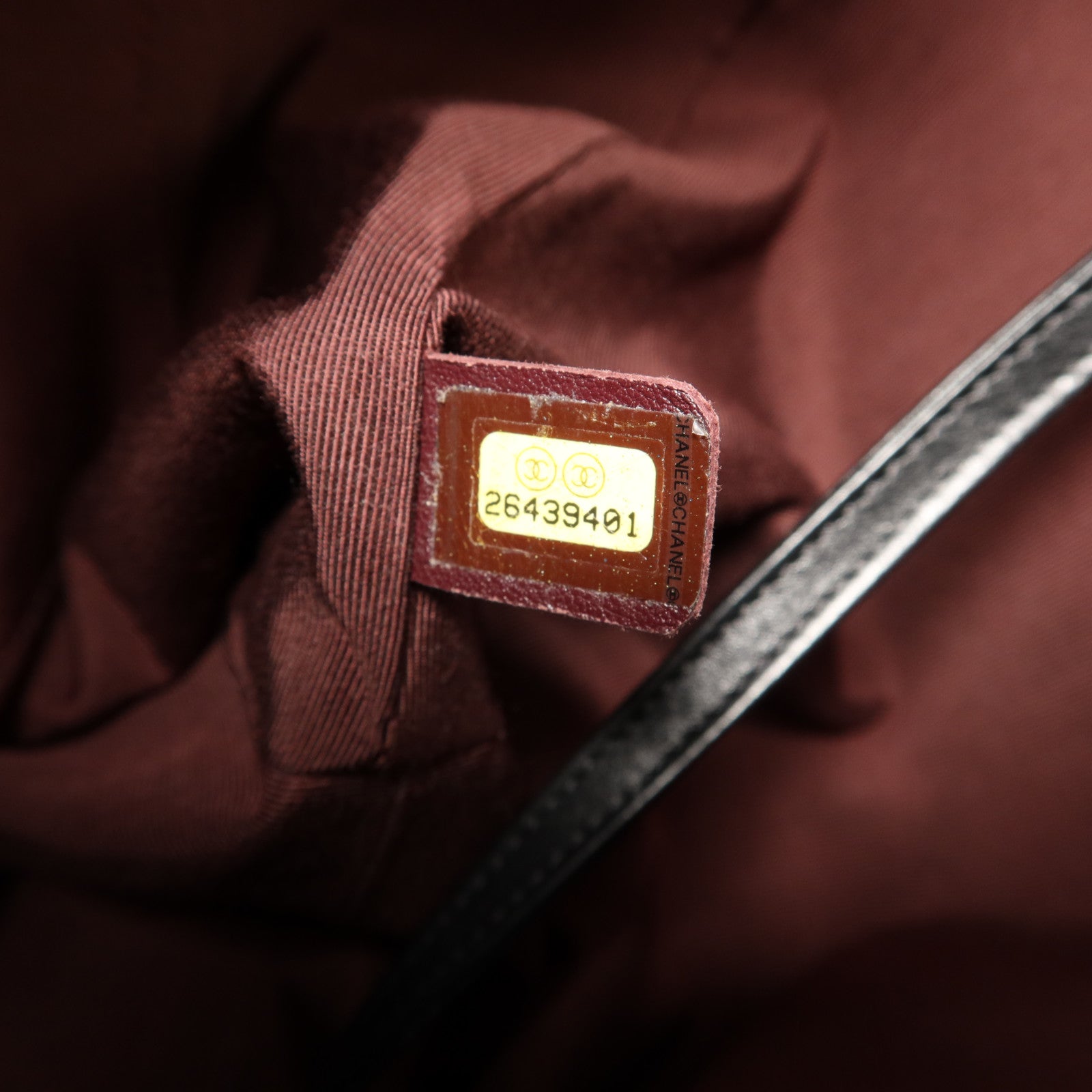 CHANEL 牛皮皮革2 Way Shoulder Bag金扣手挽肩背兩用袋