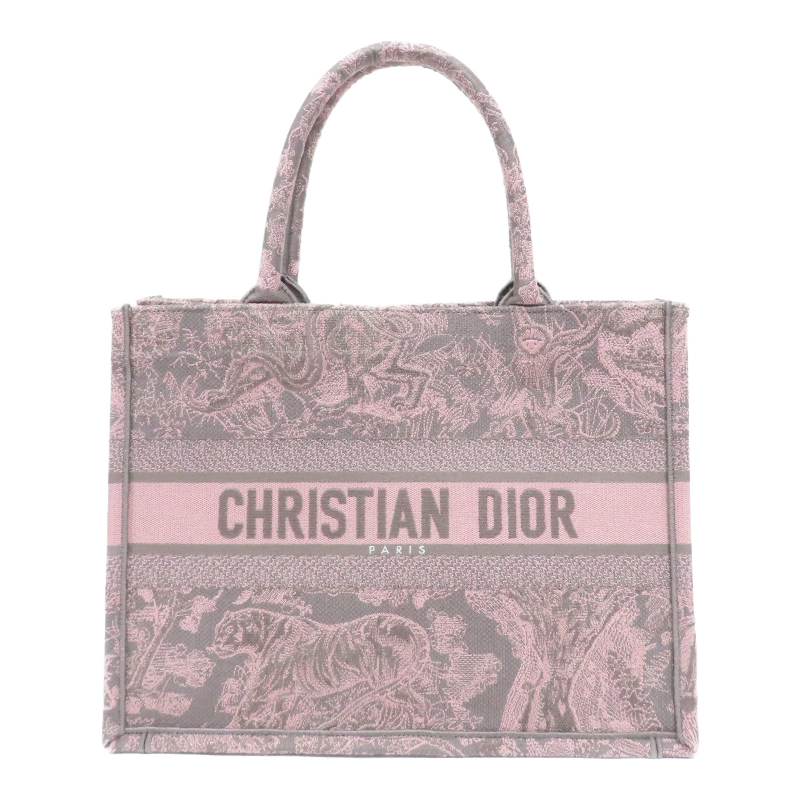 Dior 帆布Book Tote Bag手挽袋粉紅色