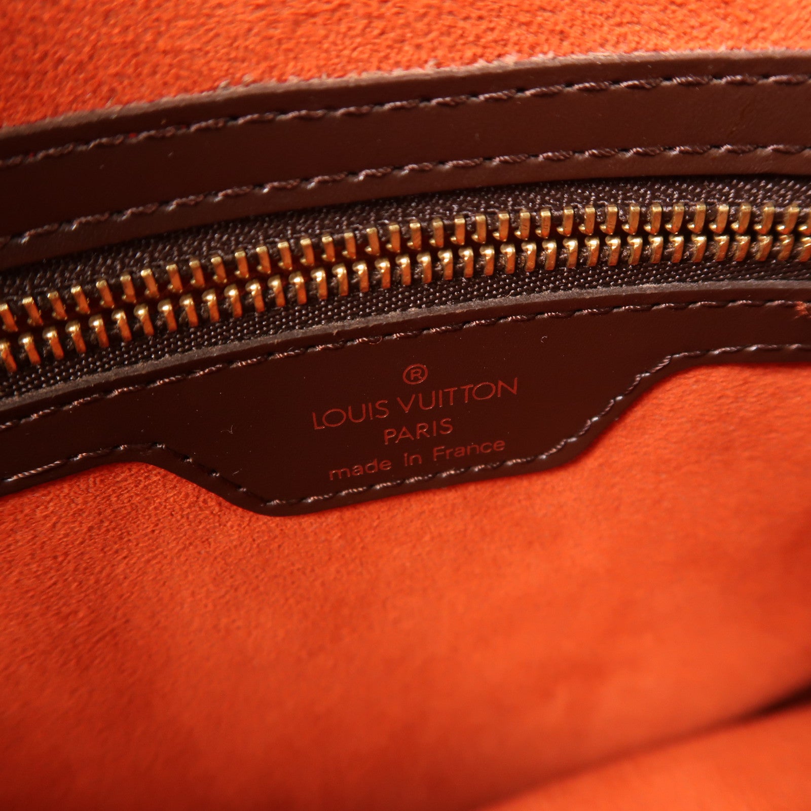 LOUIS VUITTON Damier Ebene Venice金扣手挽袋