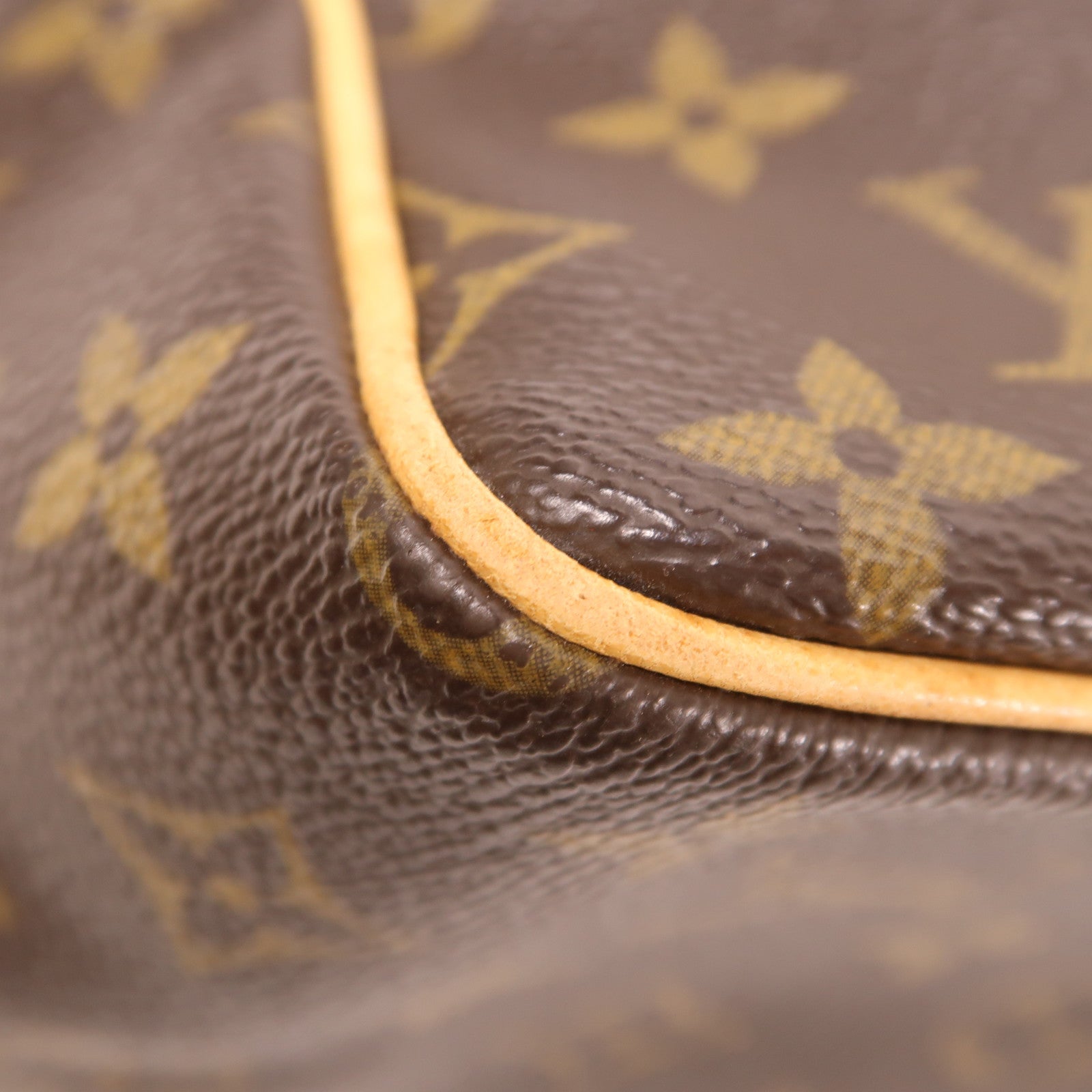 LOUIS VUITTON Monogram Batignolles金扣手挽袋
