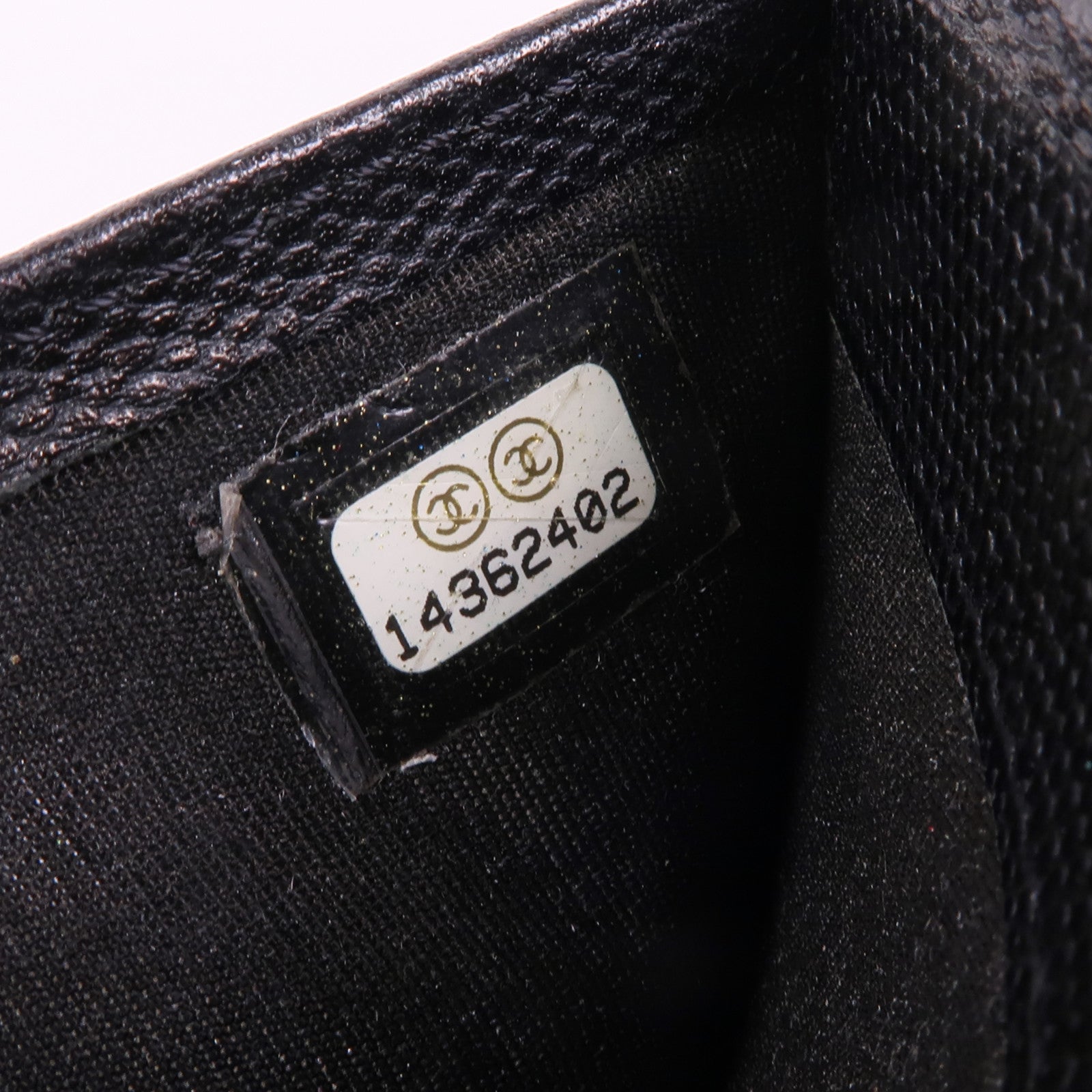 CHANEL 牛皮皮革Wallet銀扣錢包