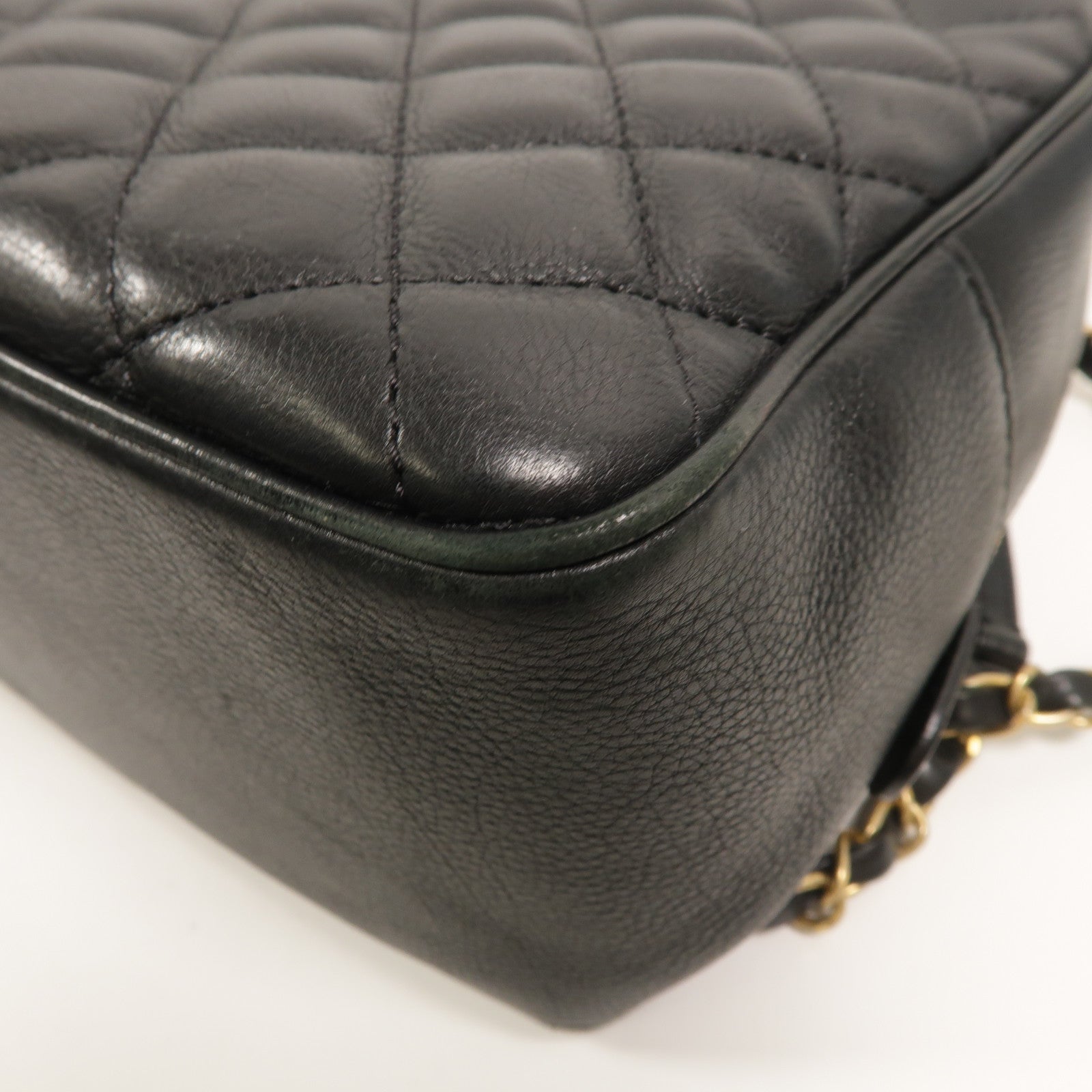 CHANEL 牛皮皮革Shoulder Bag鏈帶手挽肩背兩用袋