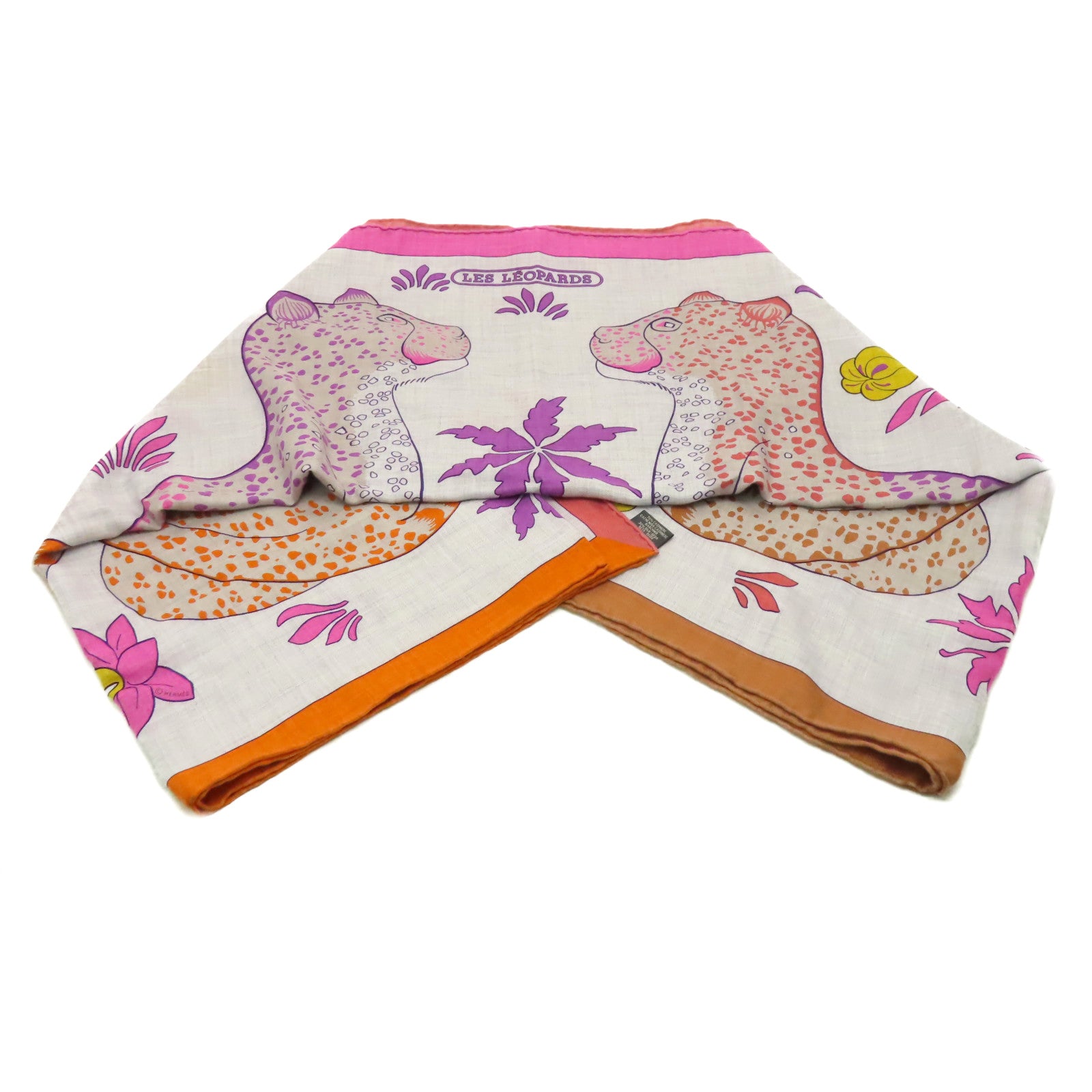 HERMES 【激減優惠】羊絨/絲質Scarf絲巾灰色/橙色/彩色