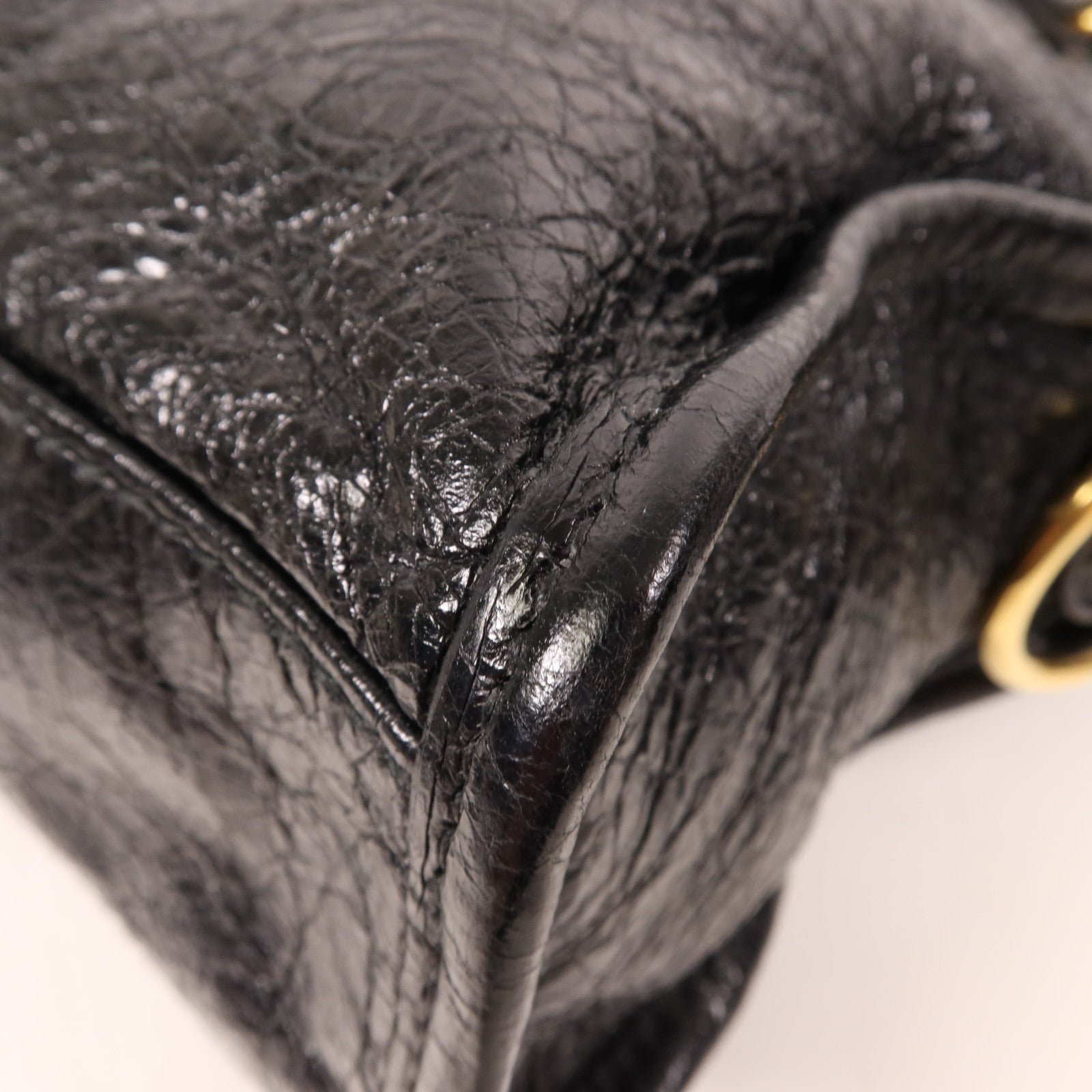 BALENCIAGA 牛皮皮革Mini City金扣手挽肩背兩用袋