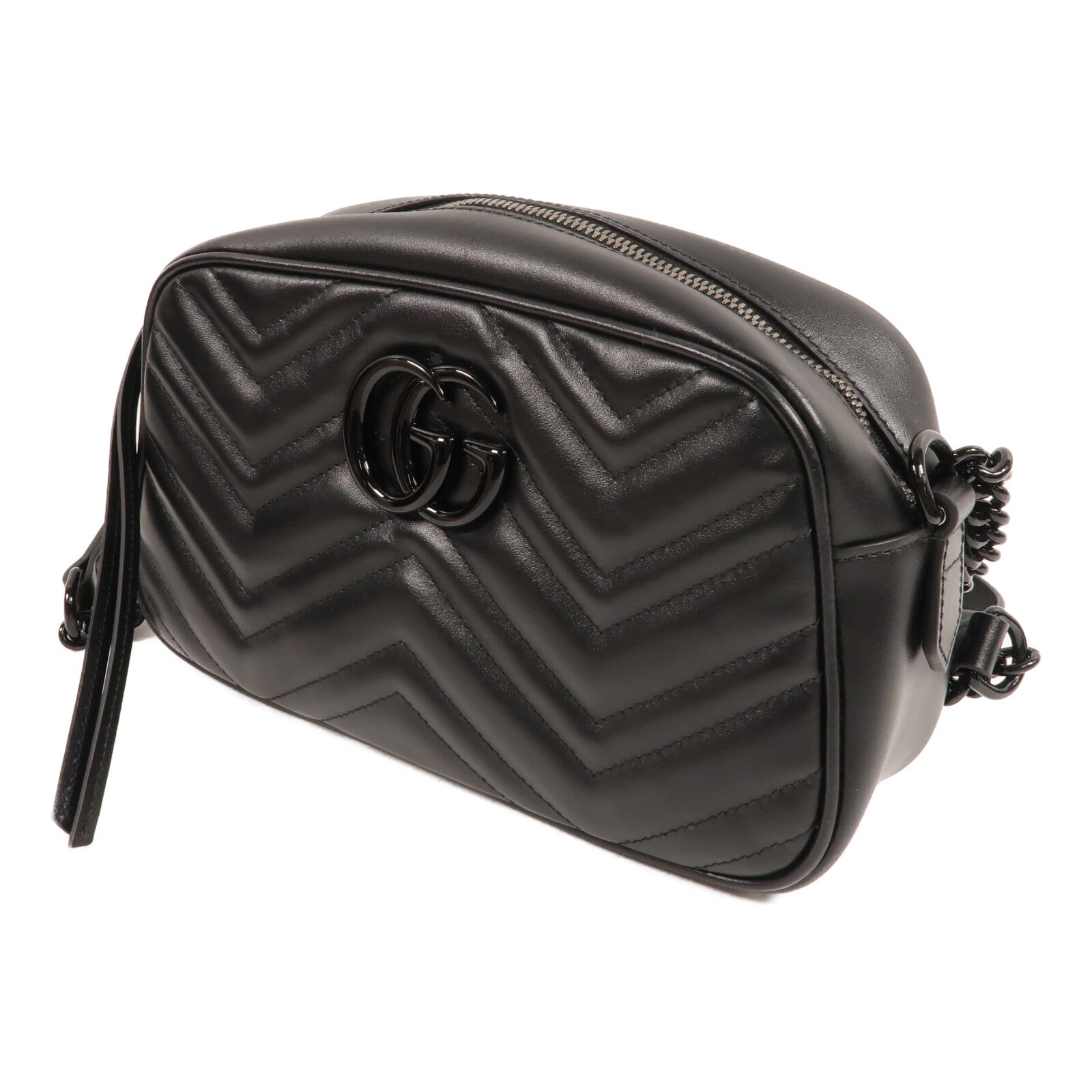 GUCCI 牛皮皮革GG Marmont Small肩背袋