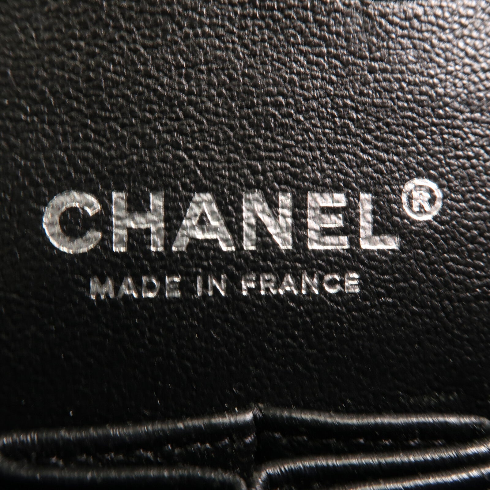 CHANEL 羊皮皮革Classic 25銀扣鏈帶肩背袋