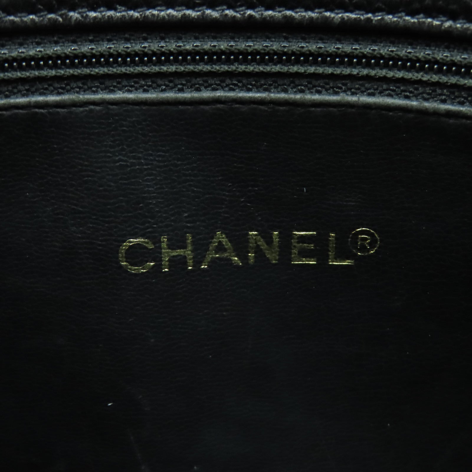 CHANEL 【激減優惠】牛皮皮革Tote Bag金扣肩背袋黑色