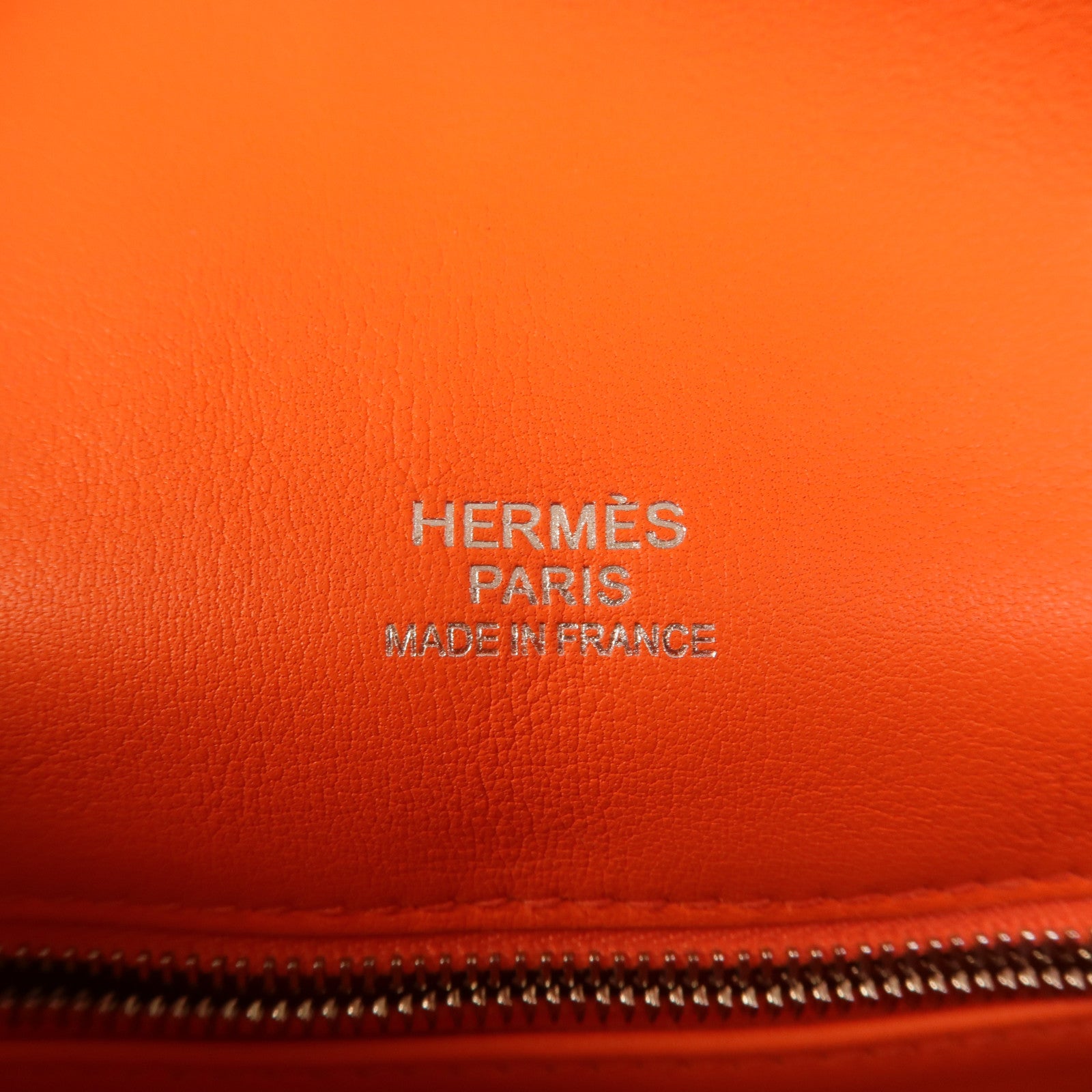HERMES Swift皮革Berline Mini肩背袋Feu