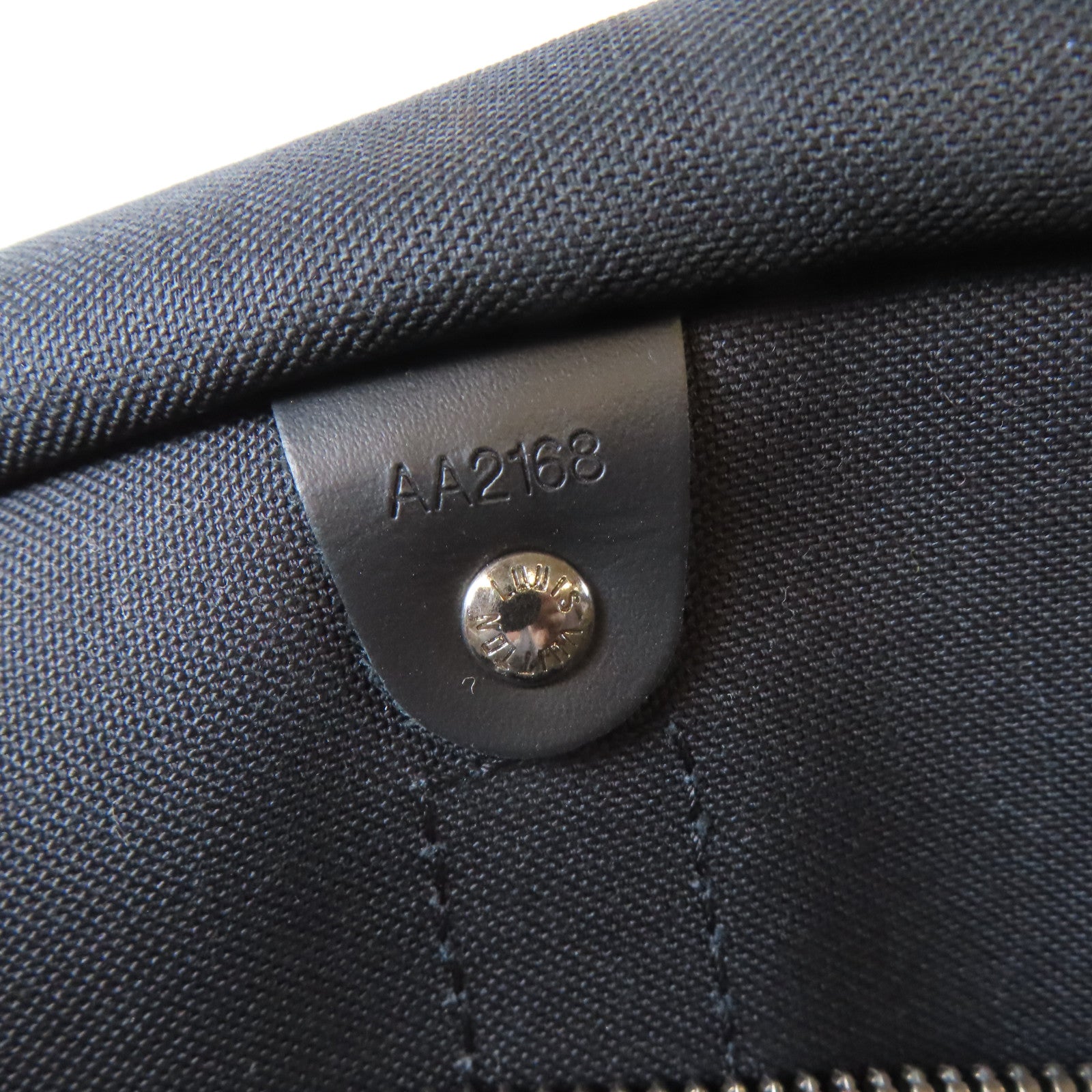 LOUIS VUITTON 【激減優惠】Monogram Eclipse Keepall Bandouliere 45銀扣手挽肩背兩用袋黑色