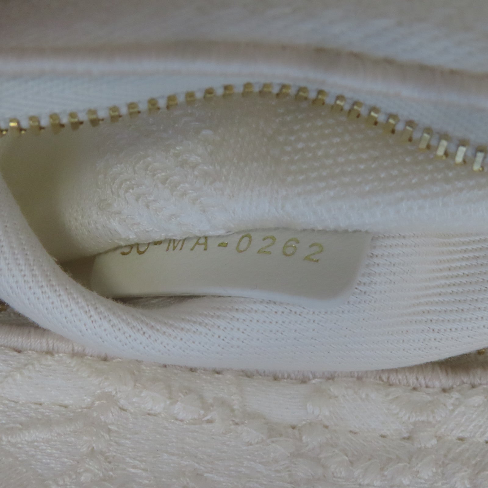 Dior 布料Lady Dior Shoulder金扣手挽肩背兩用袋白色