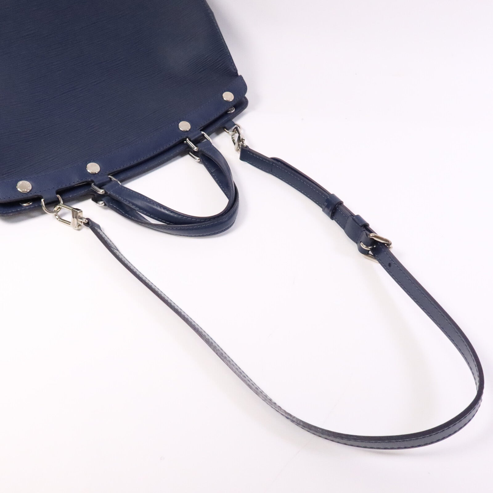 LOUIS VUITTON Epi Brea MM銀扣手挽肩背兩用袋