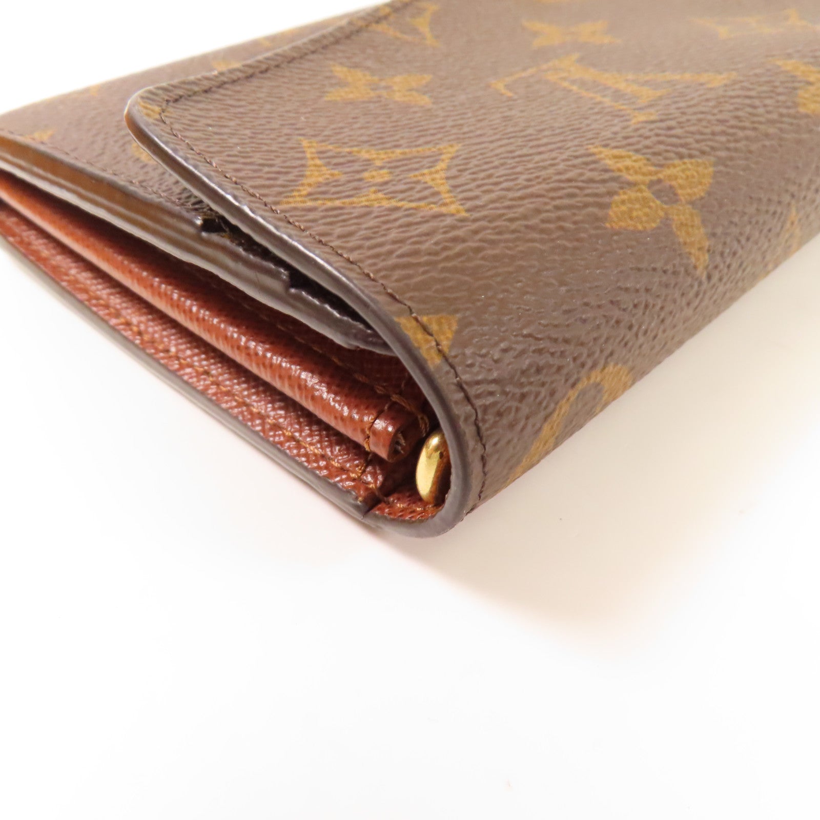 LOUIS VUITTON Monogram Long Wallet金扣長錢包