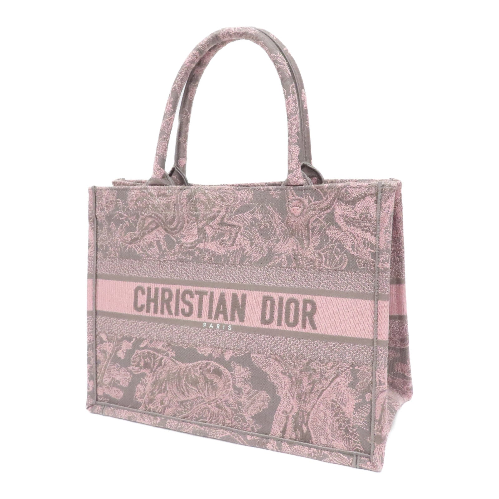Dior 帆布Book Tote Bag手挽袋粉紅色
