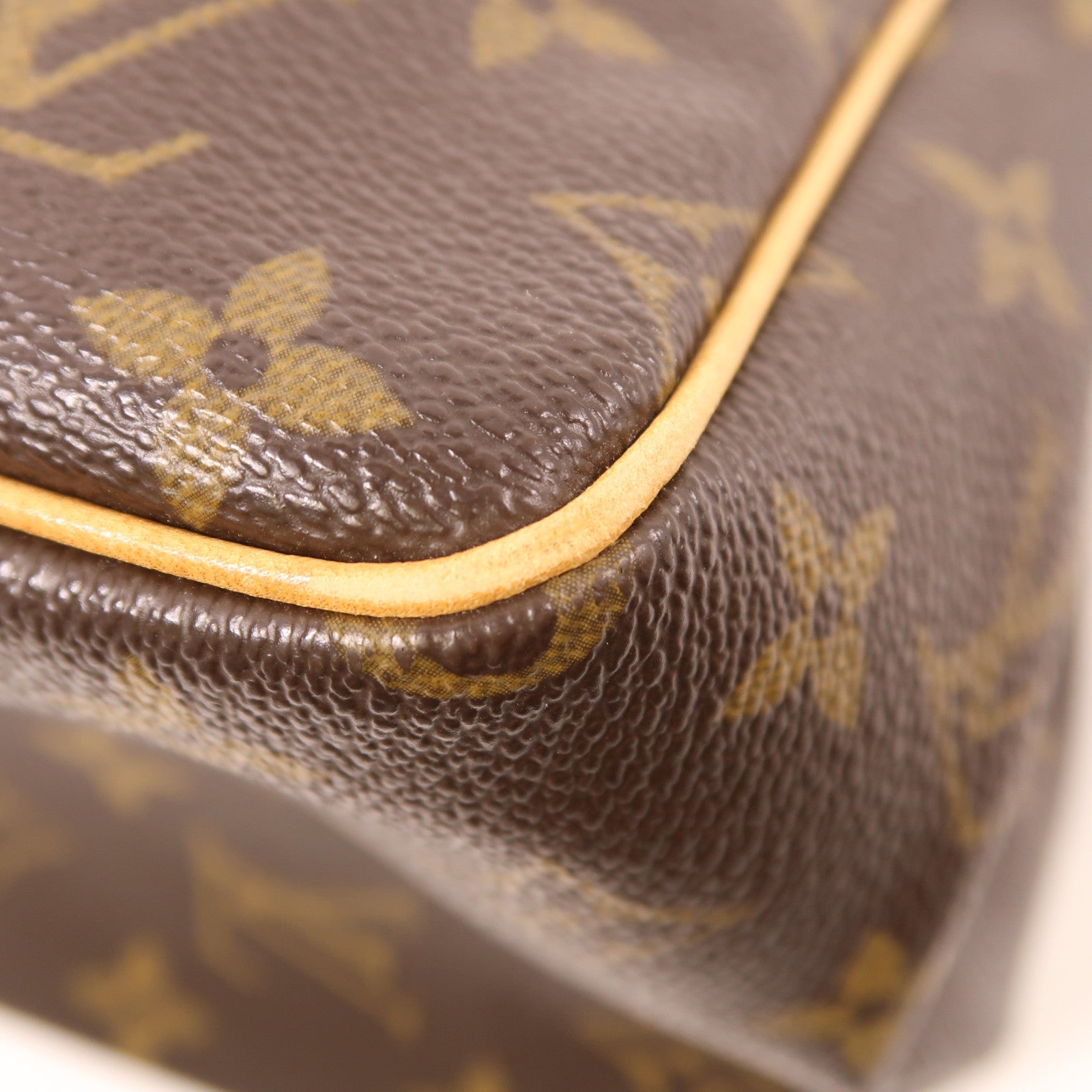 LOUIS VUITTON Monogram Batignolles金扣手挽袋