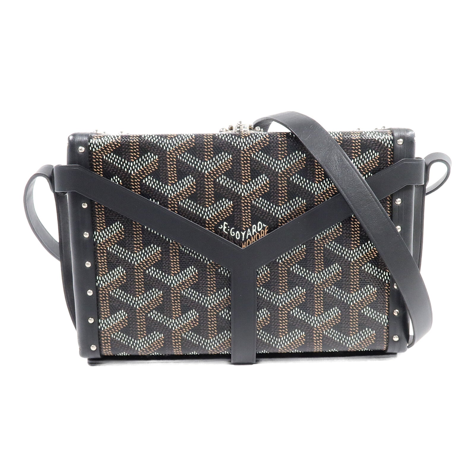 GOYARD 塗層帆布Minaudiere Trunk肩背袋