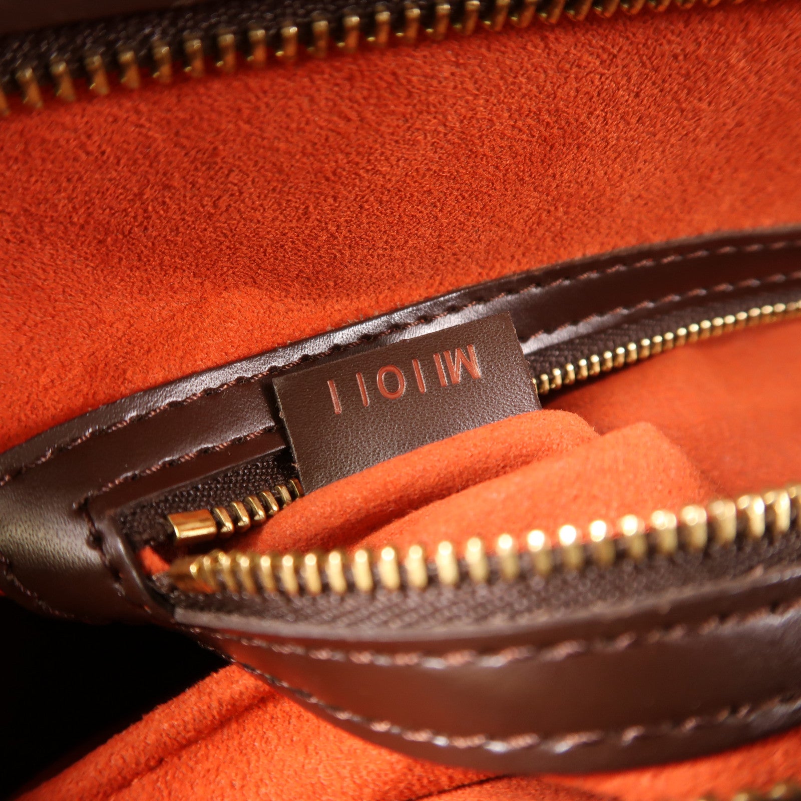 LOUIS VUITTON 【激減優惠】Damier Ebene Venice金扣手挽袋