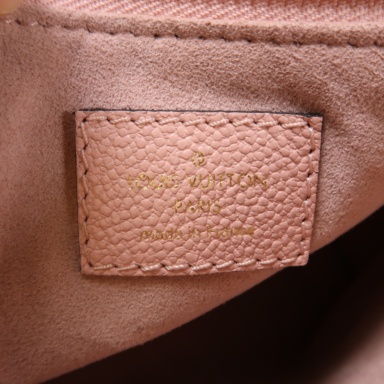 LOUIS VUITTON 【清倉大減價】Monogram Surene BB金扣鏈帶肩背袋啡色/粉紅色