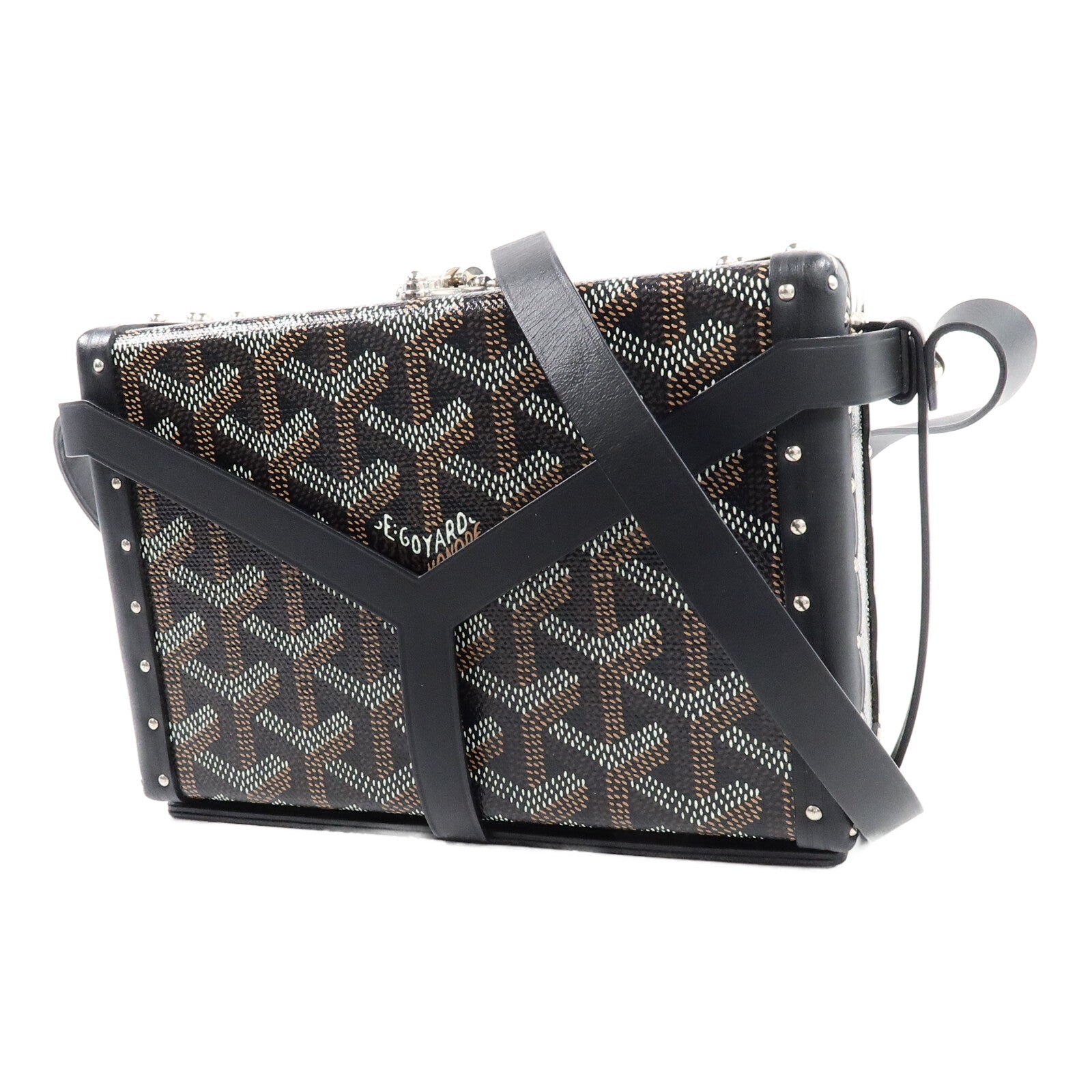 GOYARD 塗層帆布Minaudiere Trunk肩背袋