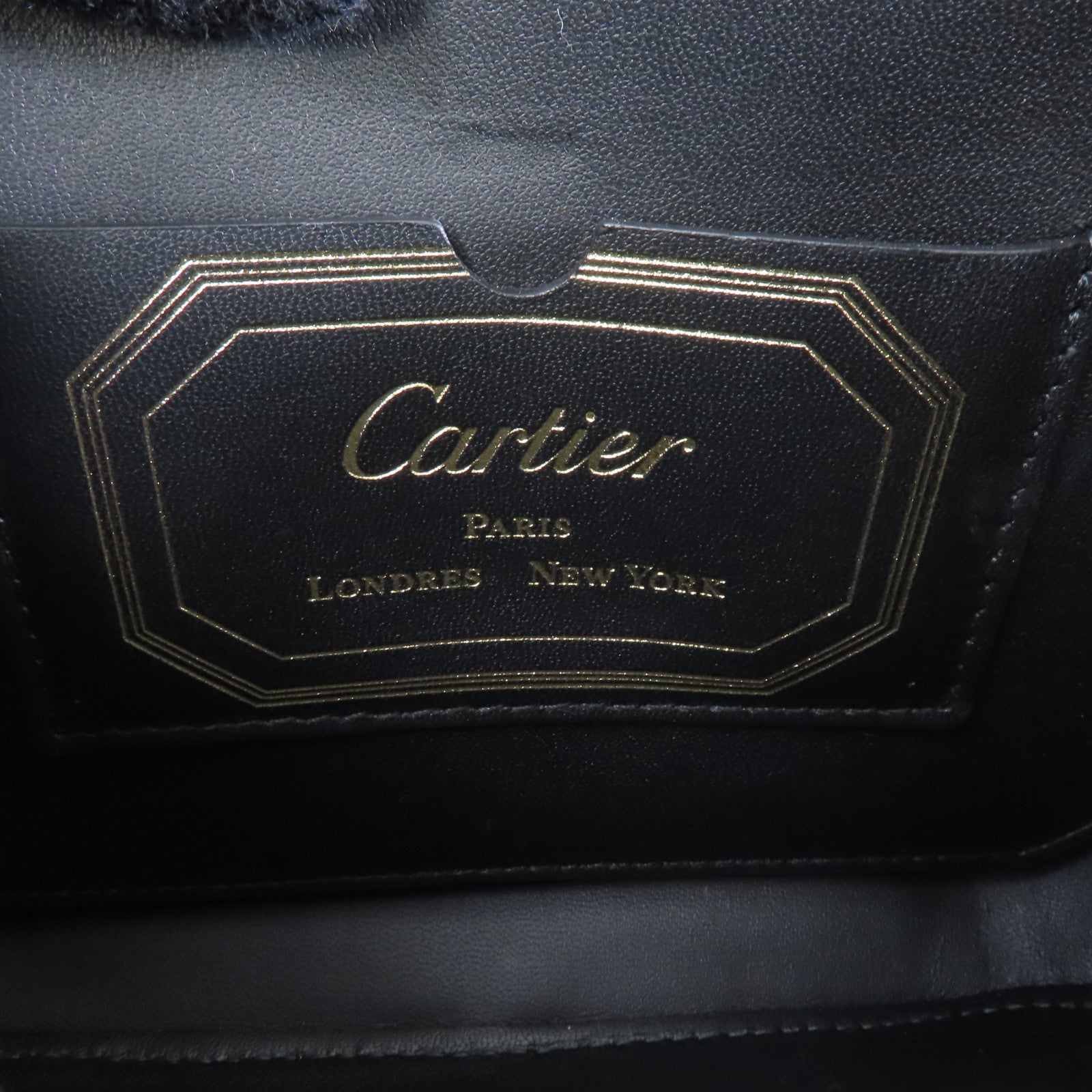 CARTIER 牛皮皮革The Guirlande De Cartier金扣手挽肩背兩用袋綠色
