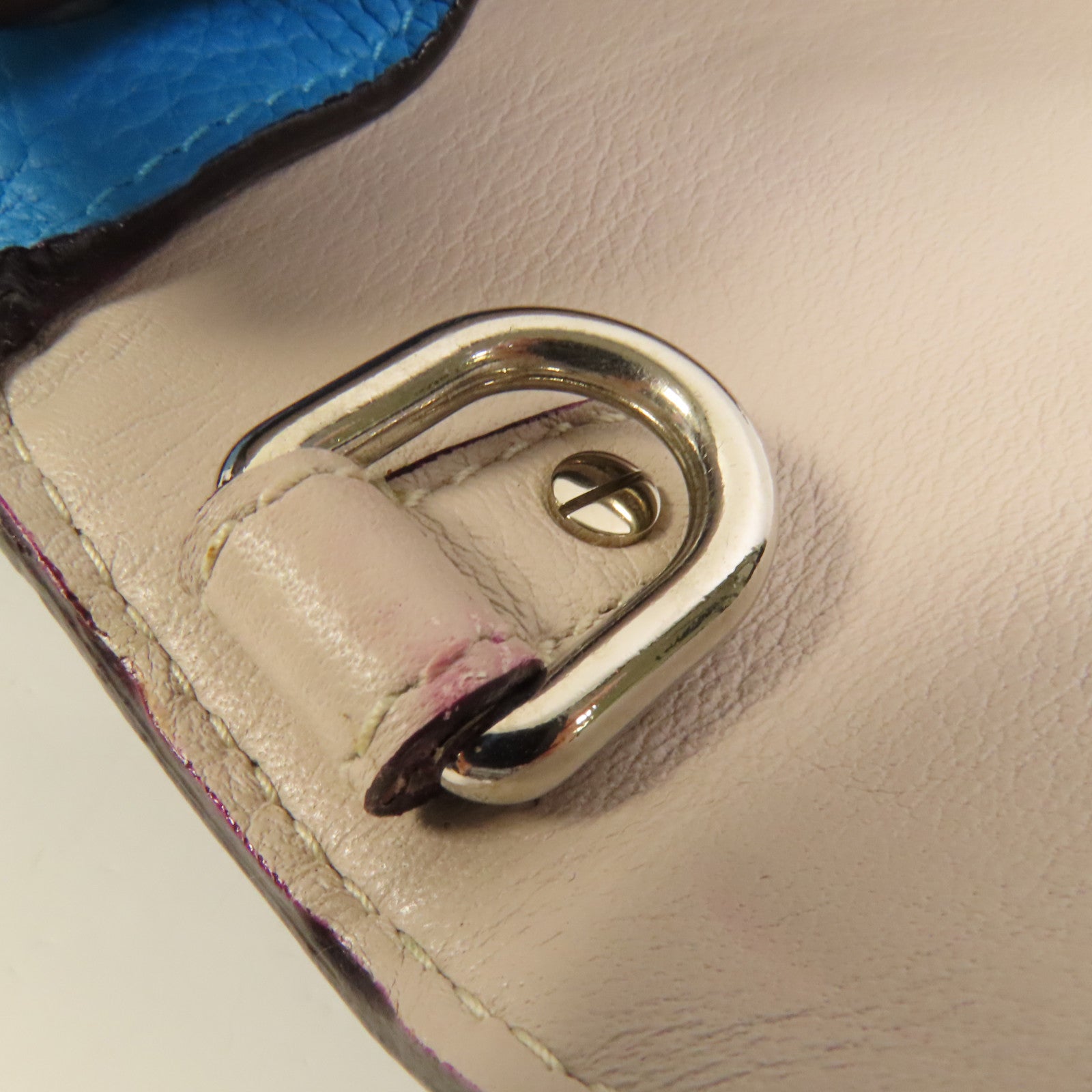 Dior 【激減優惠】牛皮皮革Be Dior Bag Medium銀扣手挽肩背兩用袋