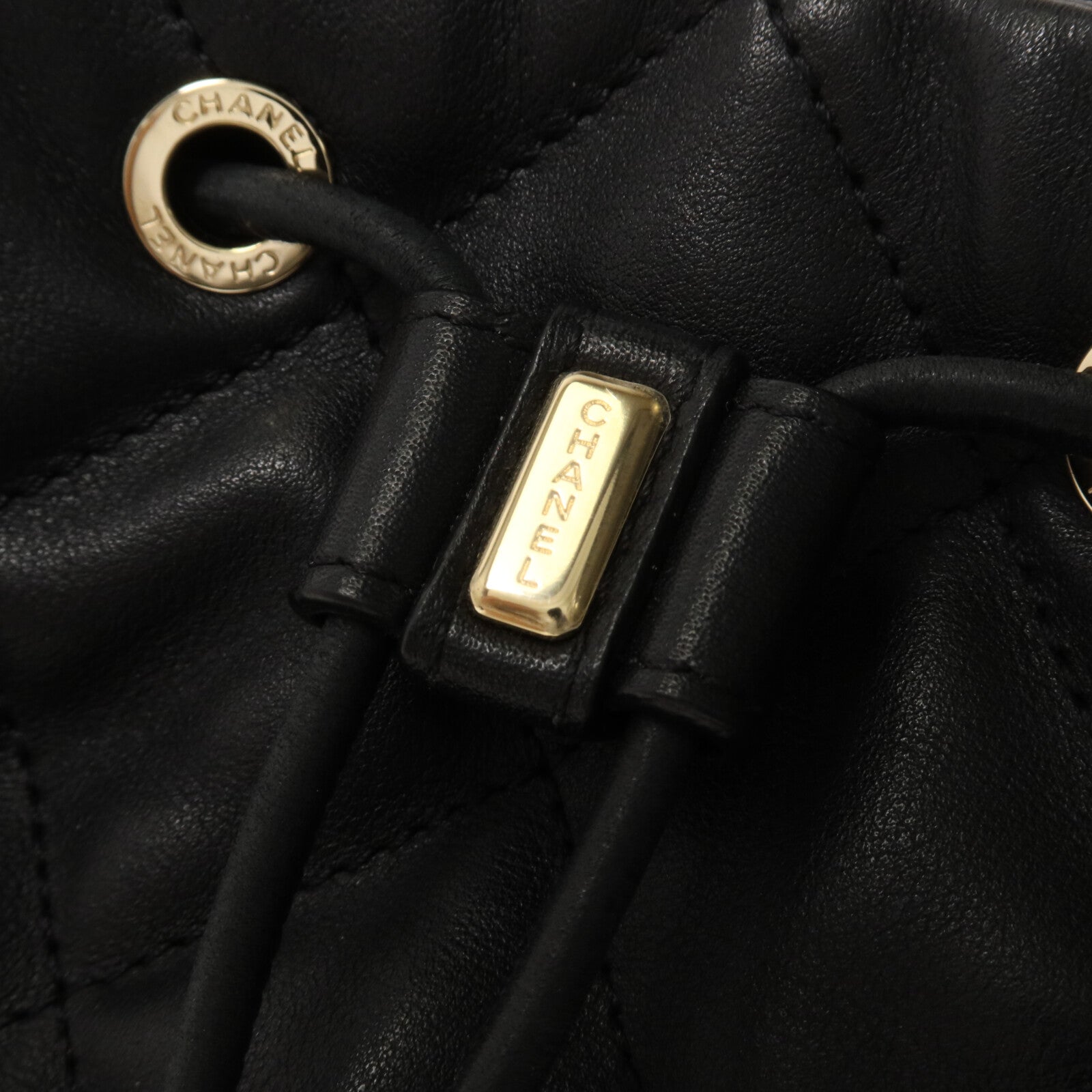 CHANEL 羊皮皮革Backpack鏈帶背包