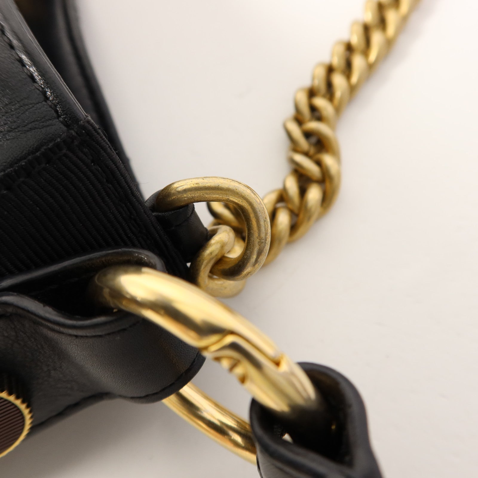 CHANEL 牛皮皮革2 Way Shoulder Bag金扣手挽肩背兩用袋