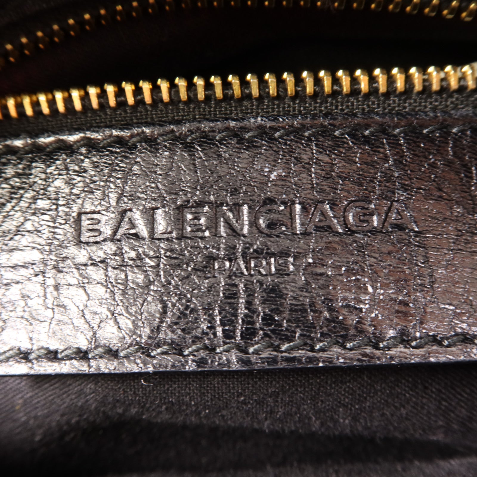 BALENCIAGA 牛皮皮革Mini City金扣手挽肩背兩用袋