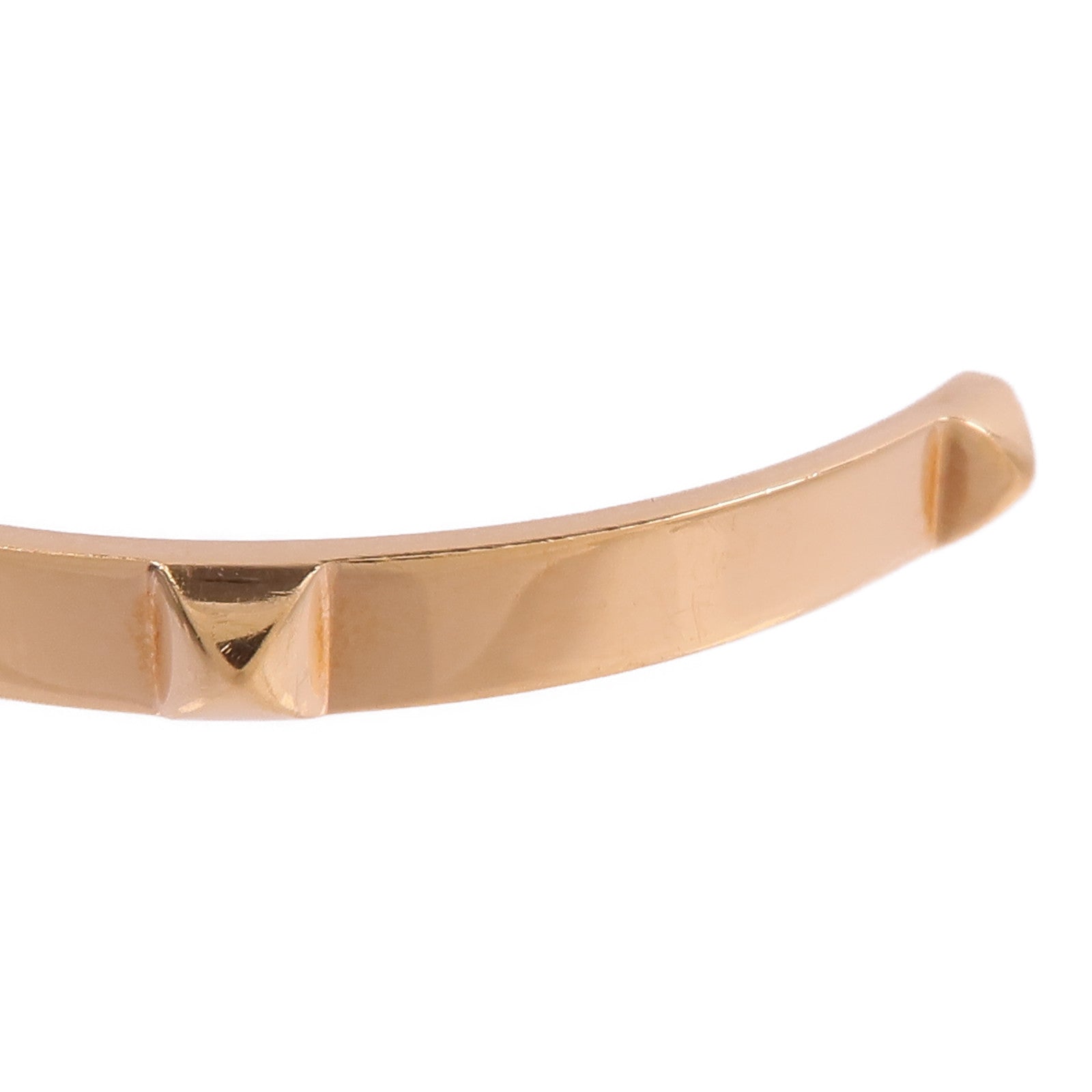 HERMES 18K玫瑰金Mini Clous Bracelet手鐲