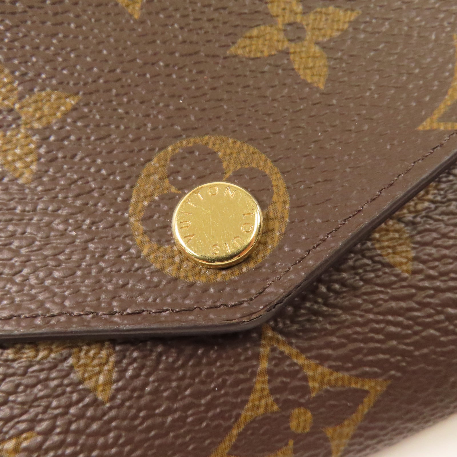 LOUIS VUITTON Monogram Long Wallet金扣長錢包