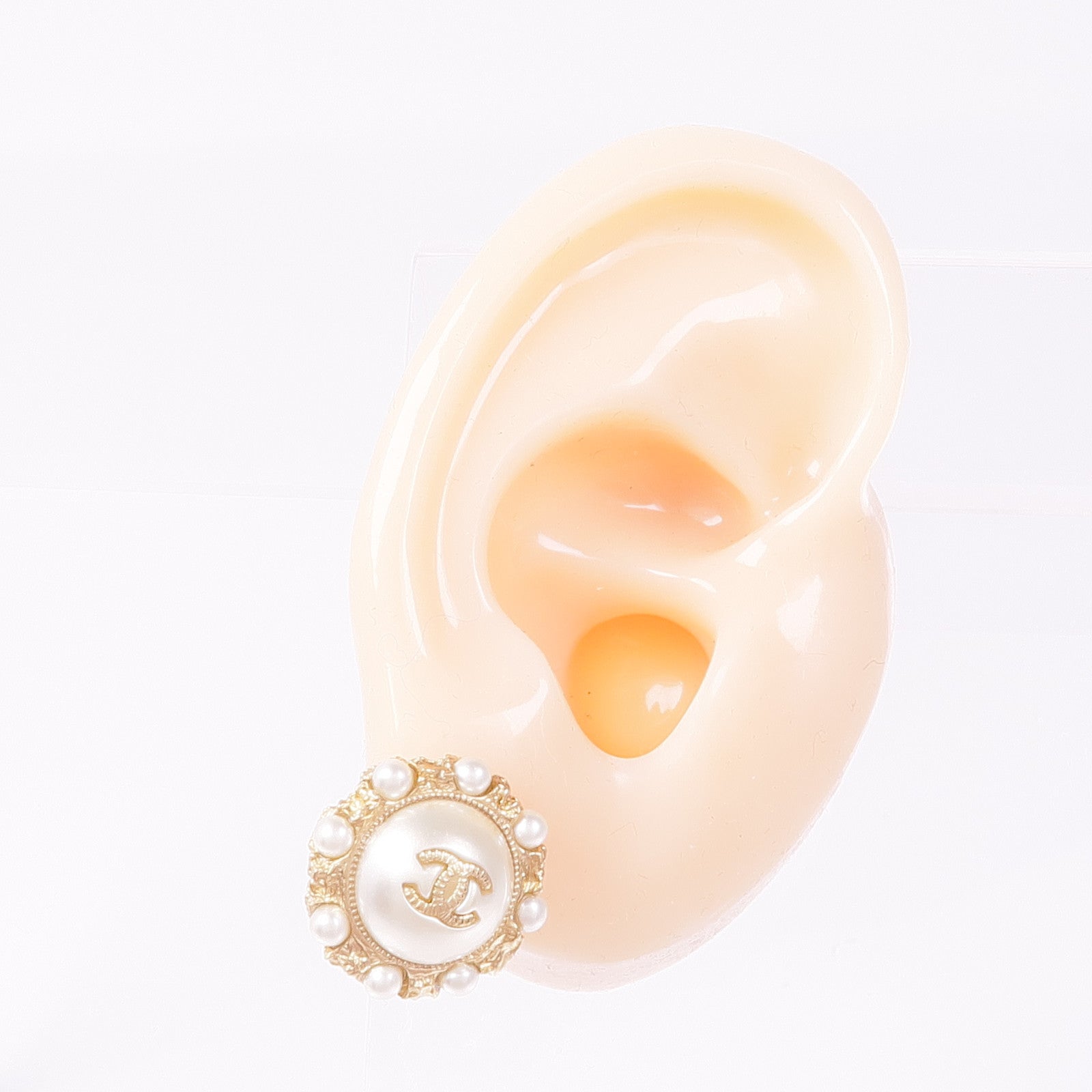 CHANEL 【激減優惠】PVC/金屬Earrings耳環