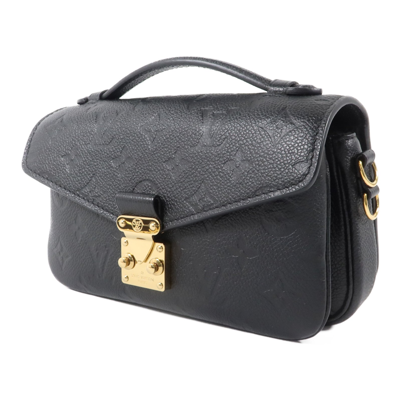 LOUIS VUITTON Monogram Empreinte Pochette Metis East West手挽肩背兩用袋