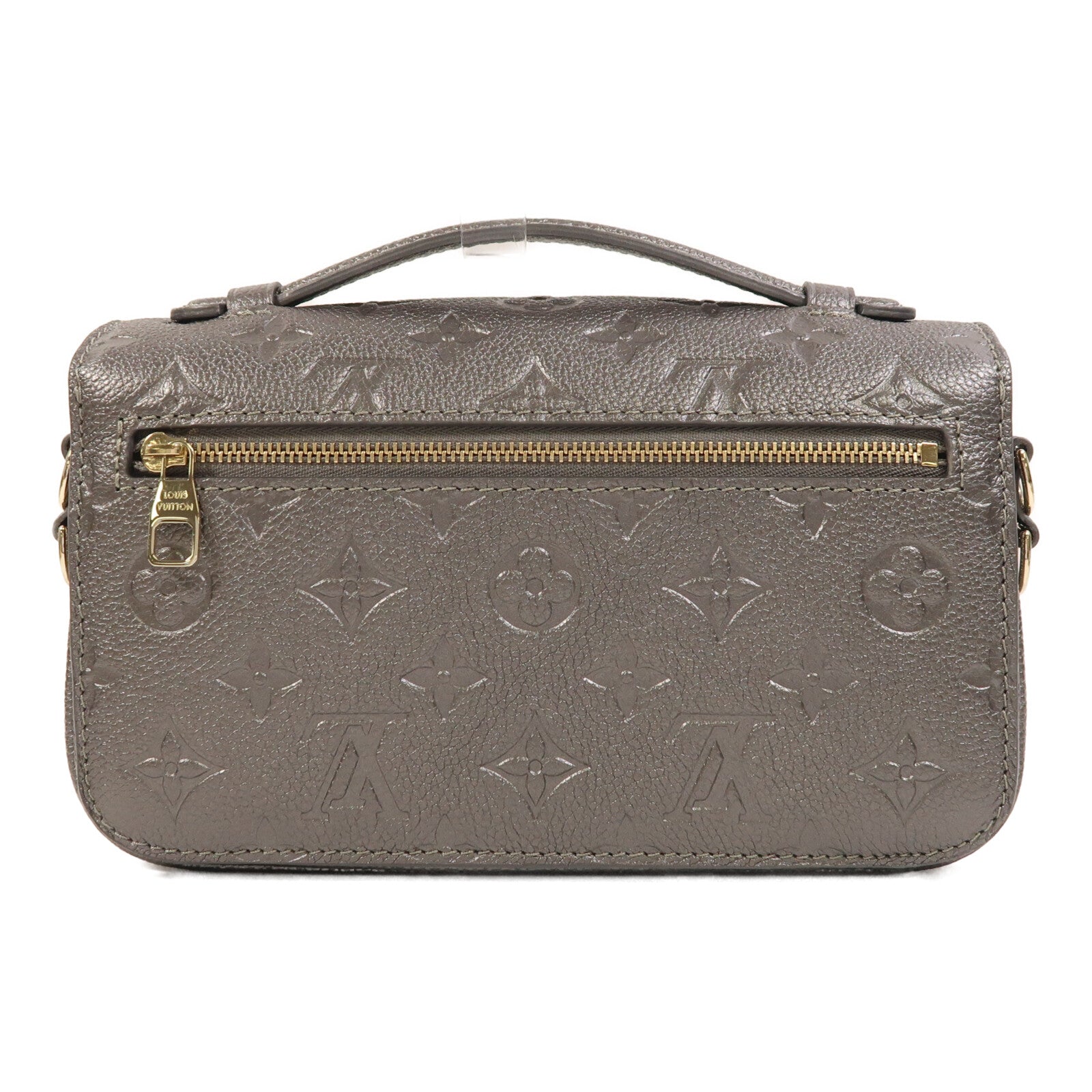 LOUIS VUITTON Monogram Empreinte Pochette Metis East West金扣手挽肩背兩用袋