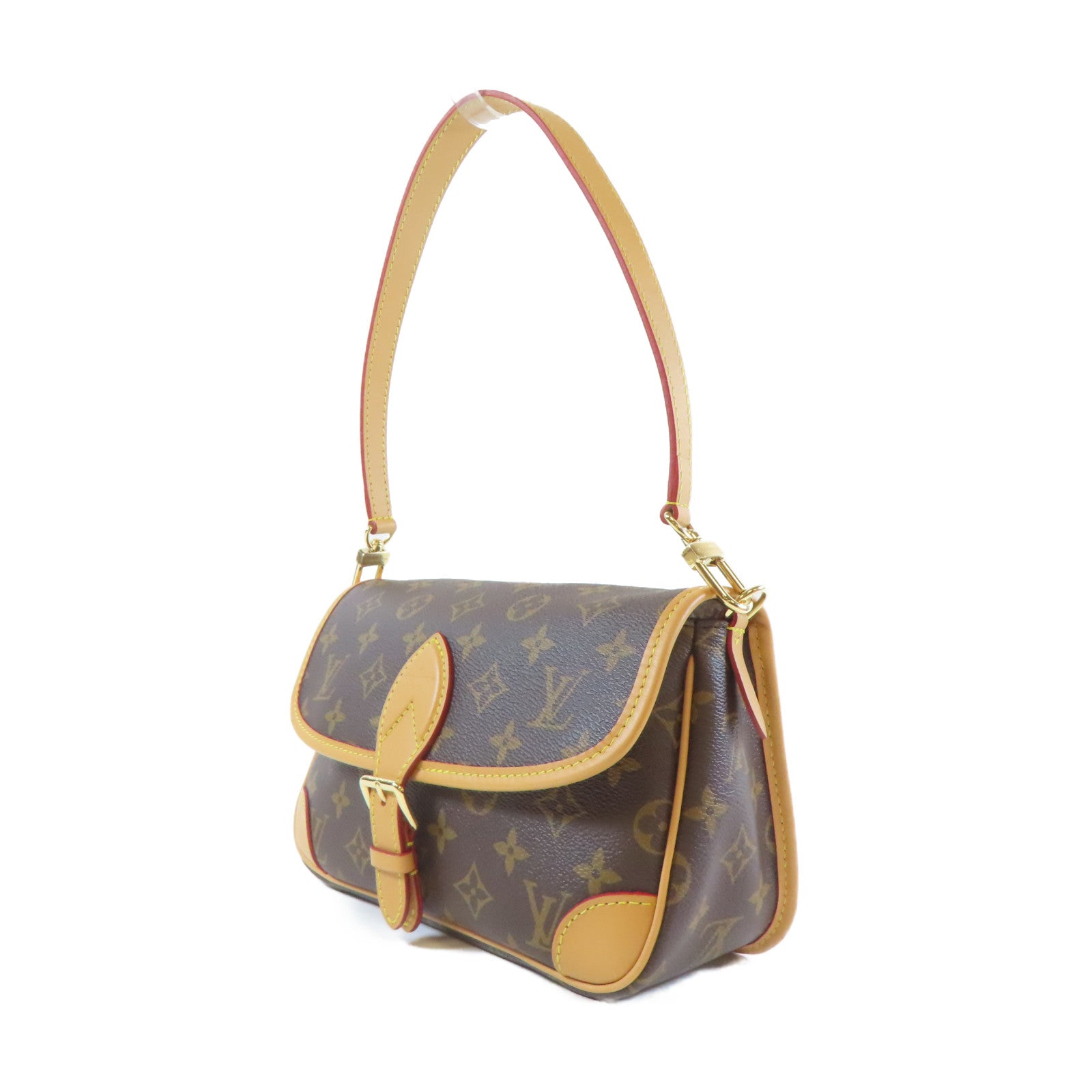 LOUIS VUITTON Monogram Diane金扣手挽肩背兩用袋啡色