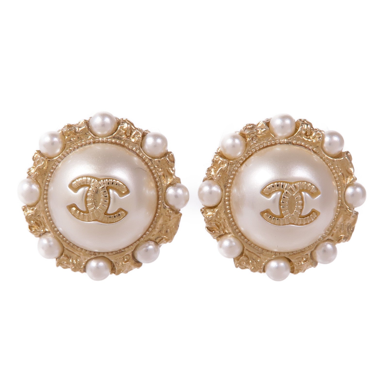 CHANEL 【激減優惠】PVC/金屬Earrings耳環