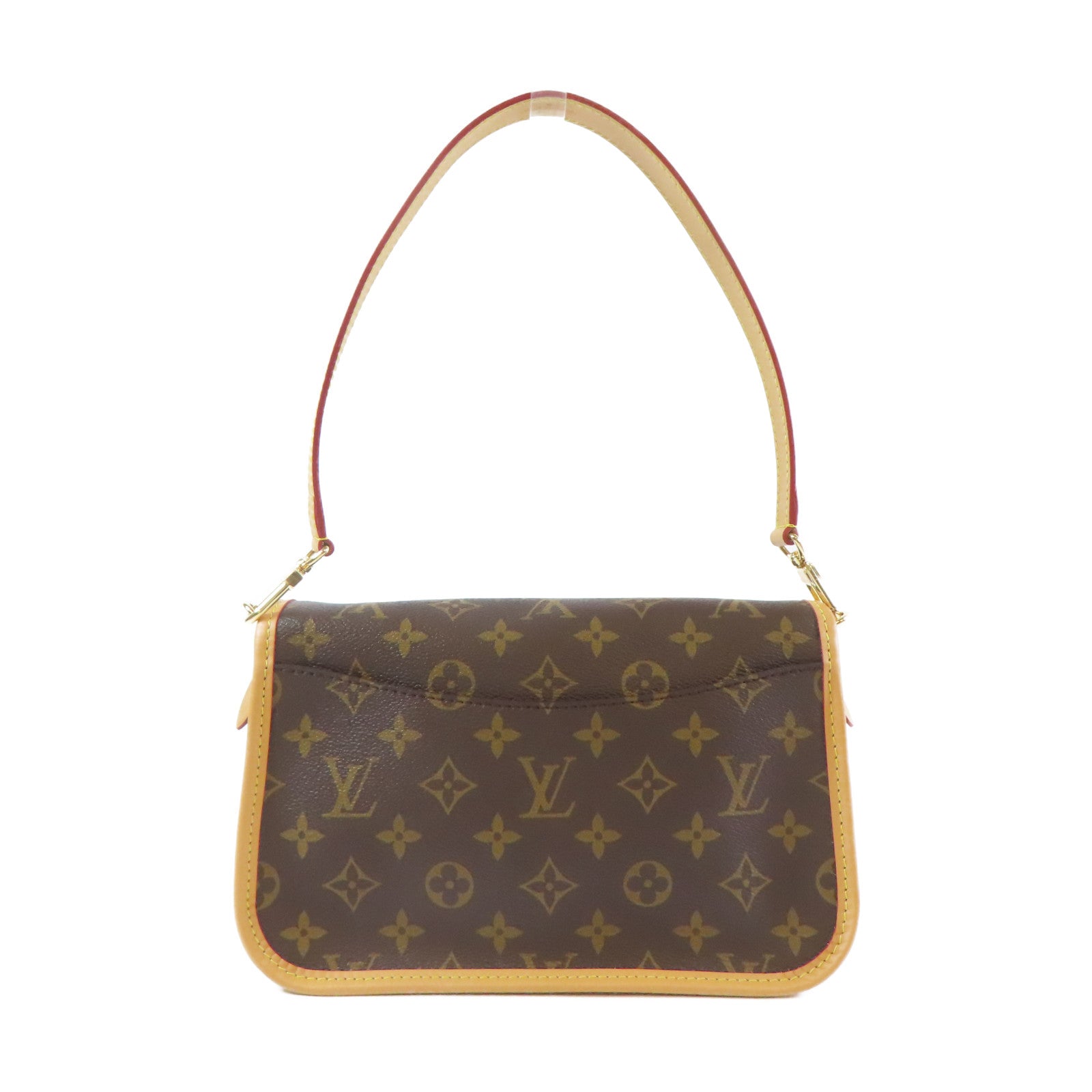 LOUIS VUITTON Monogram Diane金扣手挽肩背兩用袋啡色